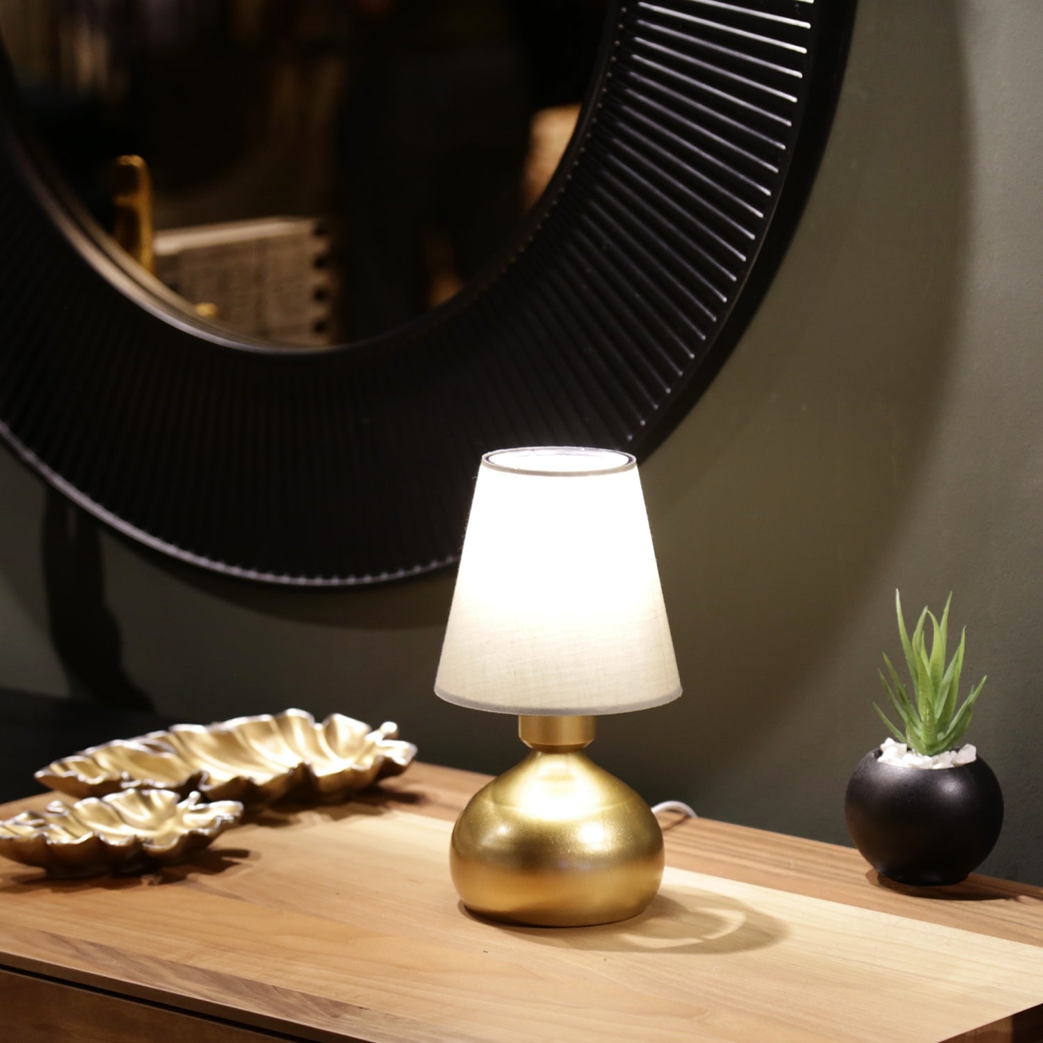 Life Gold White Head Lampshade | ByLamp