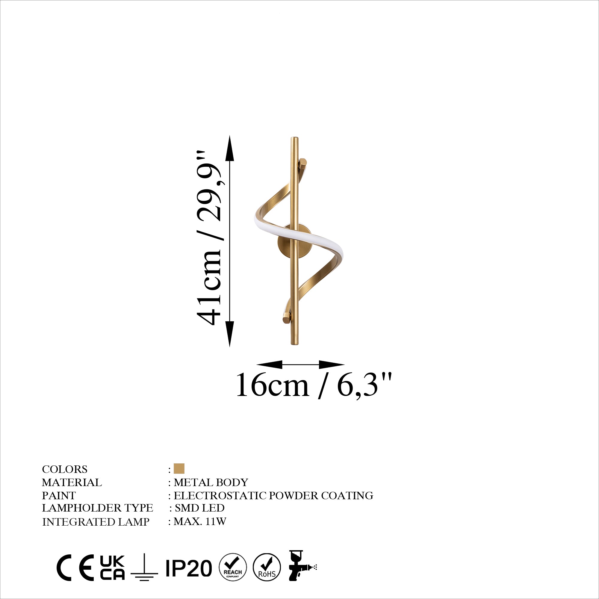 Likma 13511 Led Aplik Duvar Aydınlatma | ByLamp