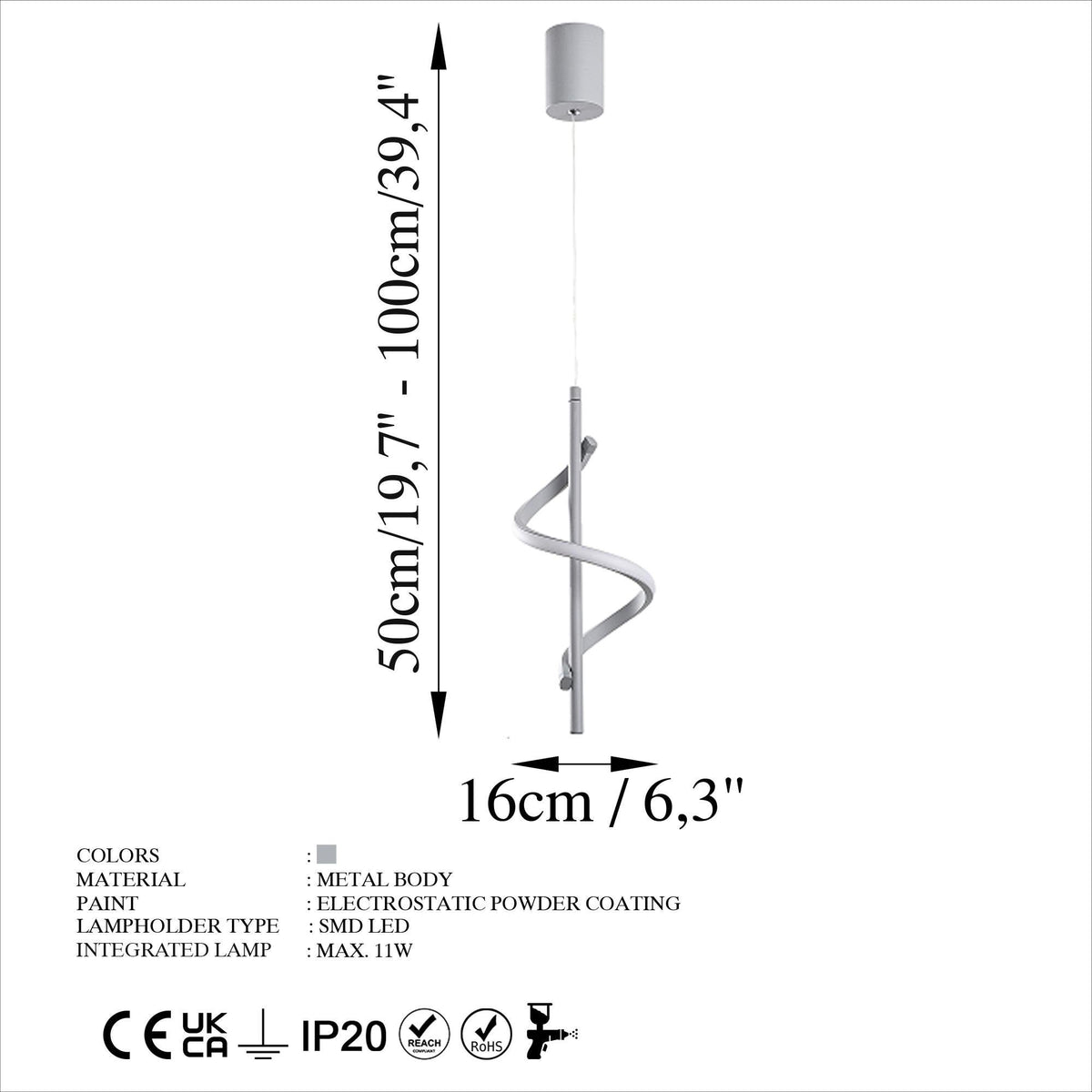 Jasminara 13520 Led Sarkıt Aydınlatma | ByLamp