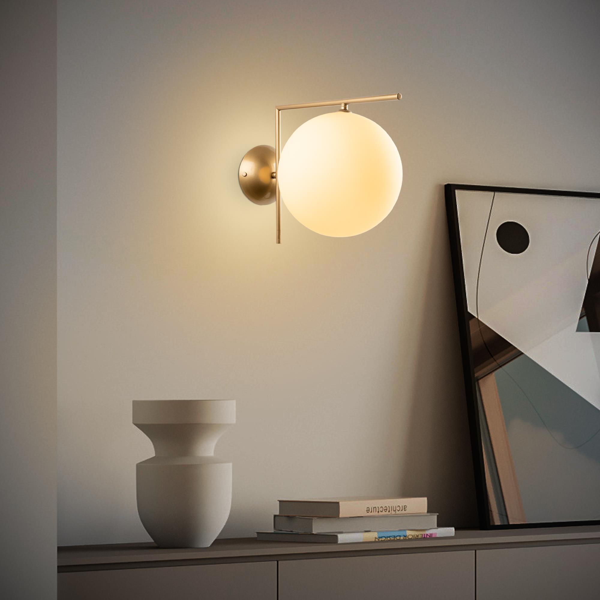 Luminar 14156 Cam Aplik Duvar Aydınlatma | ByLamp