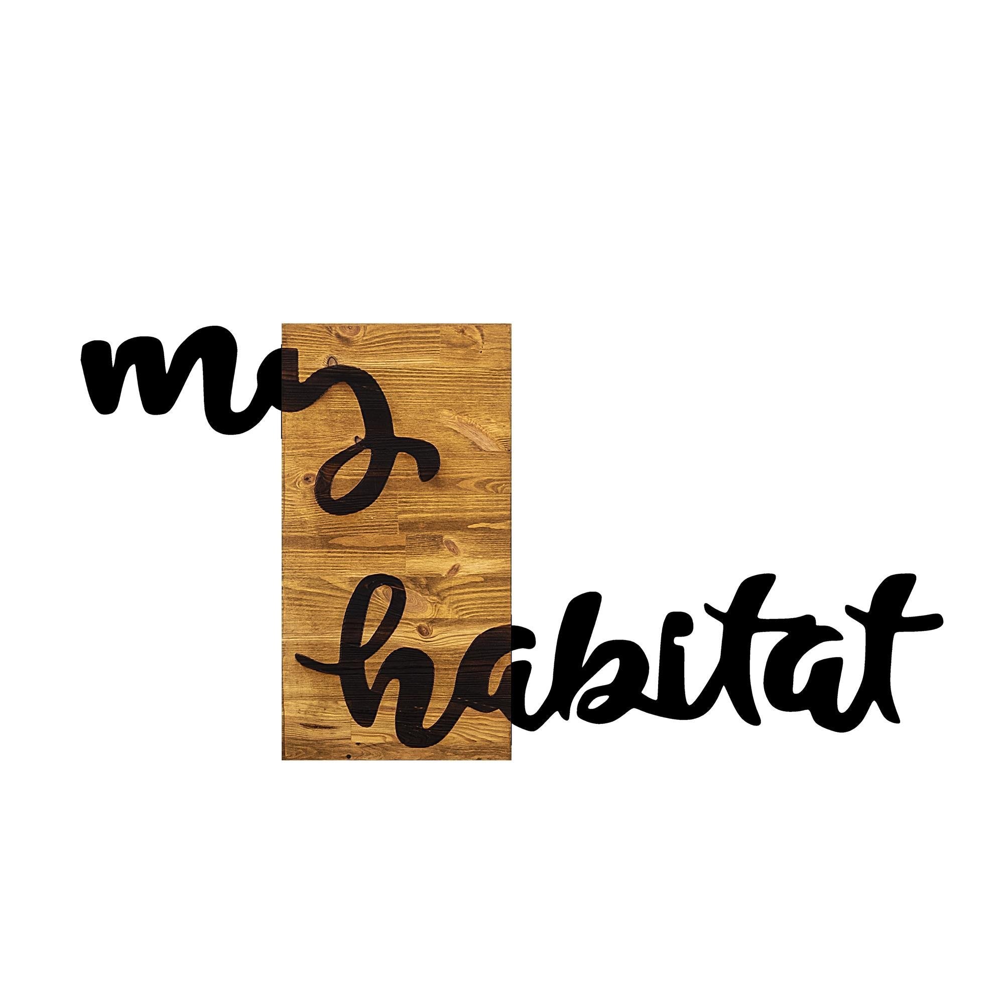 MA-249 Ahşap Metal Duvar Tablosu | ByLamp