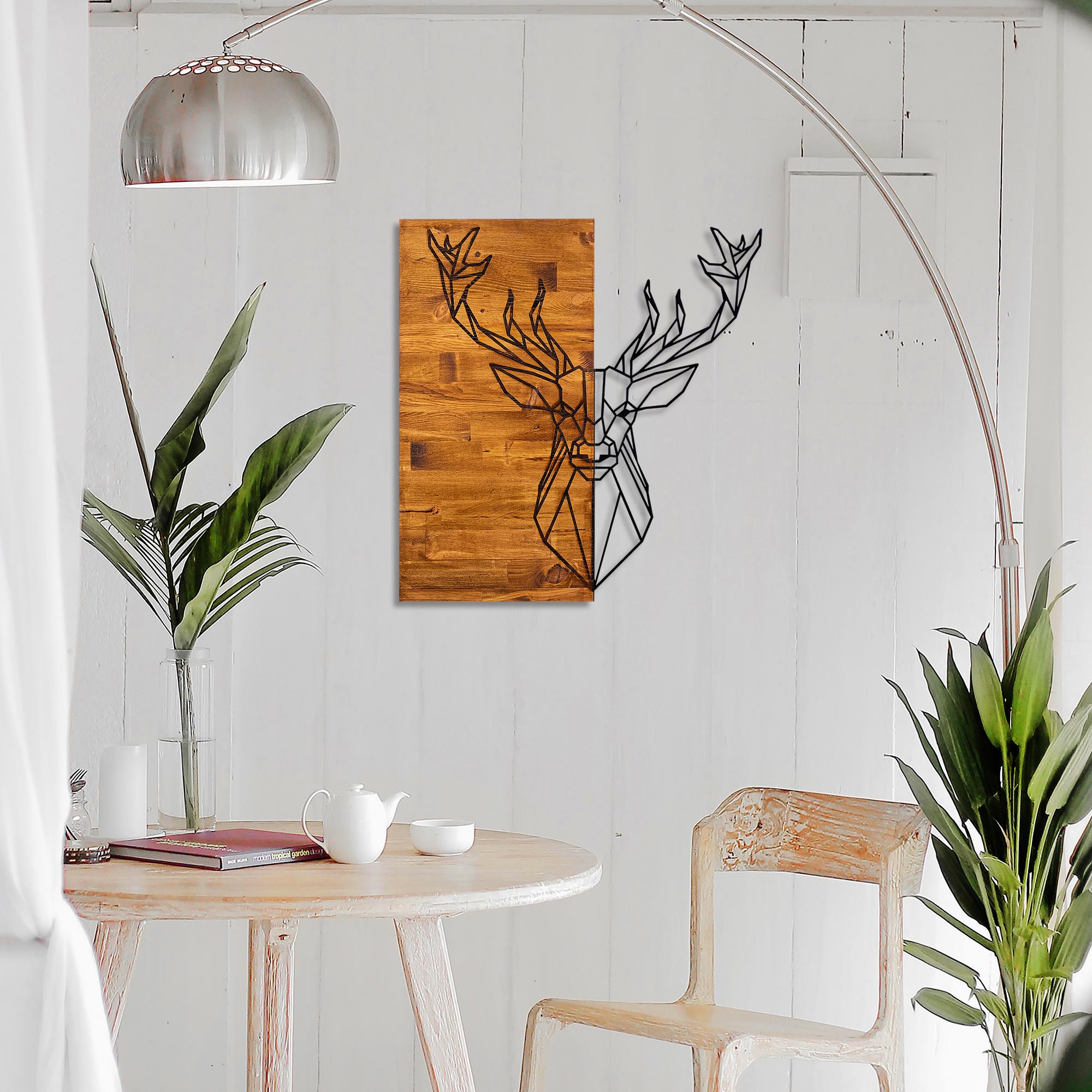 MA-106 Ahşap Metal Duvar Tablosu | ByLamp