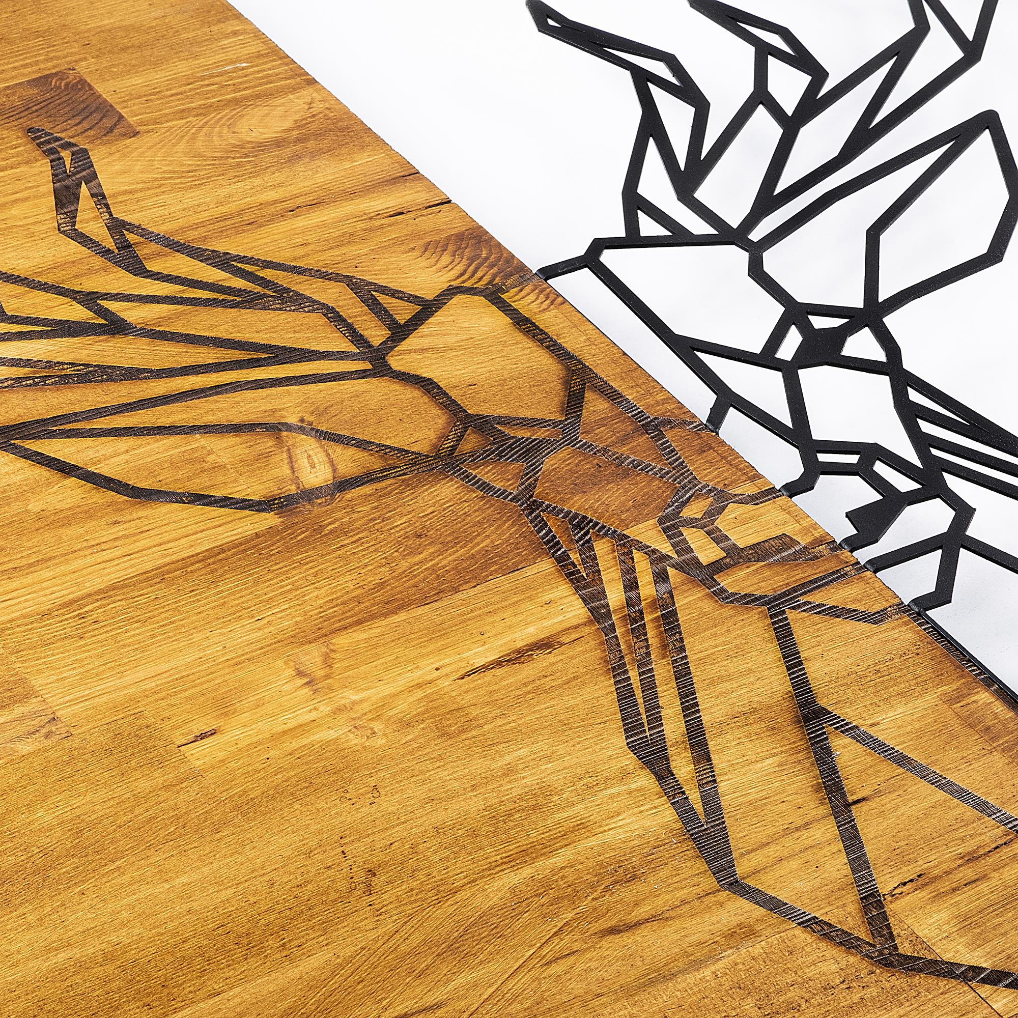 MA-106 Ahşap Metal Duvar Tablosu | ByLamp