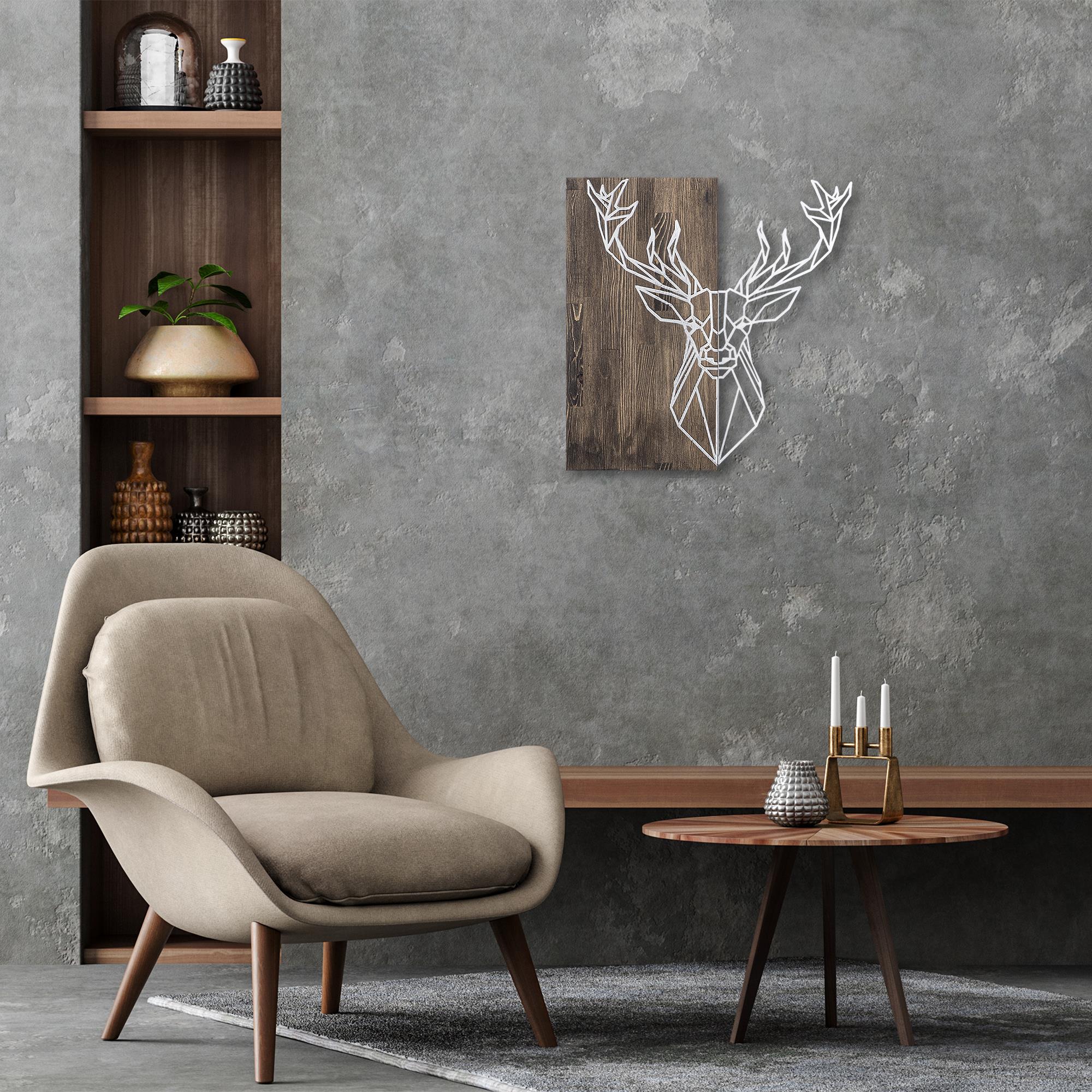 MA-106 Ahşap Metal Duvar Tablosu | ByLamp