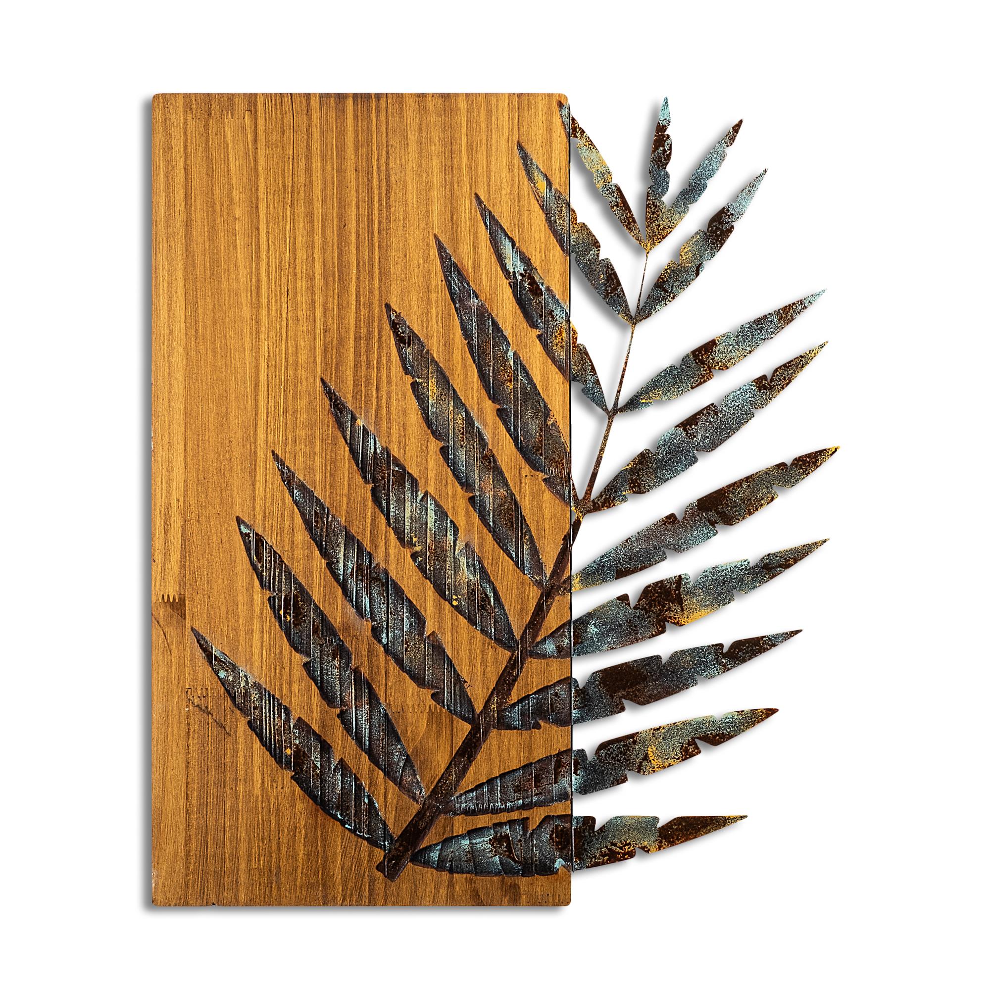 MA-119-A Ahşap Metal Duvar Tablosu | ByLamp