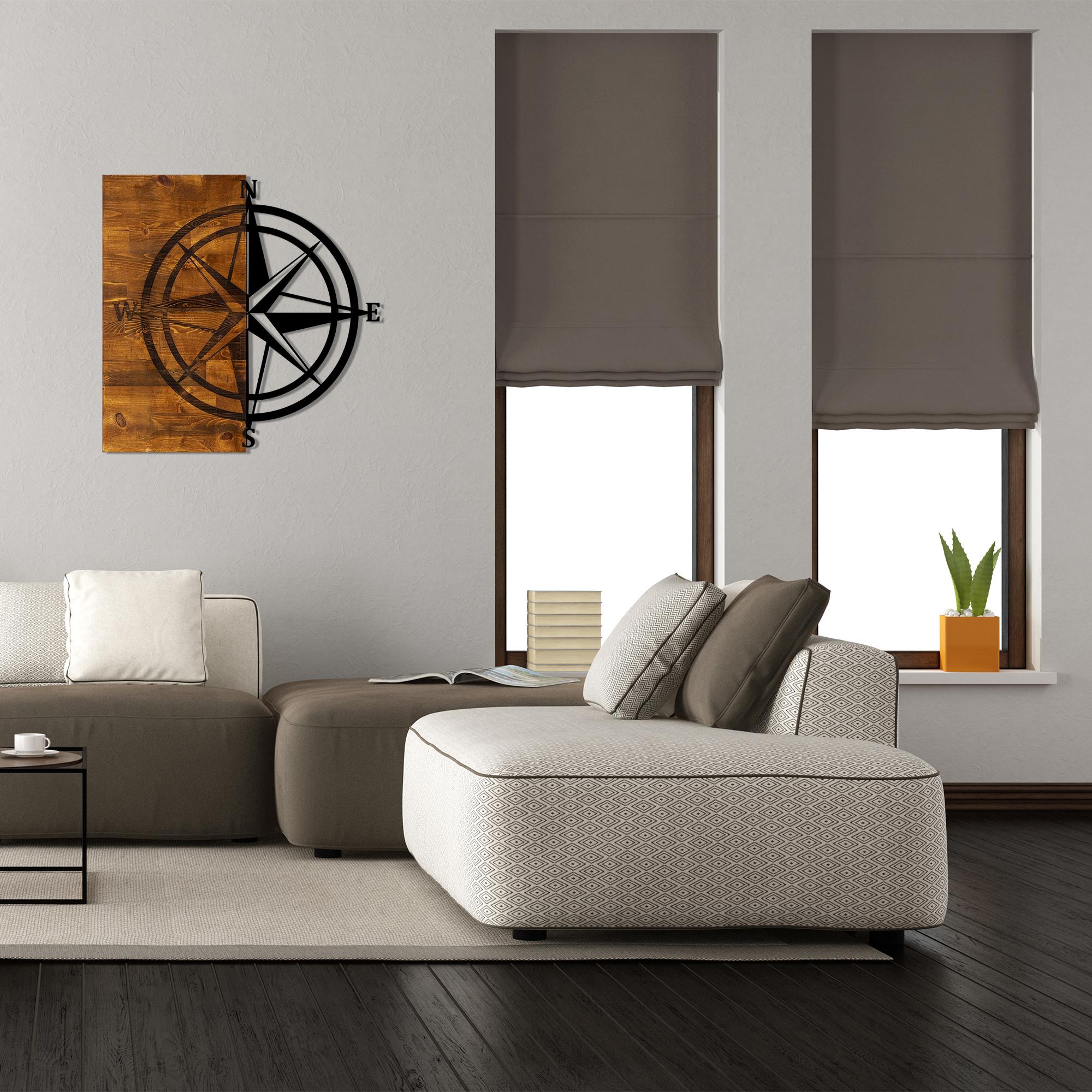 MA-122 Ahşap Metal Duvar Tablosu | ByLamp