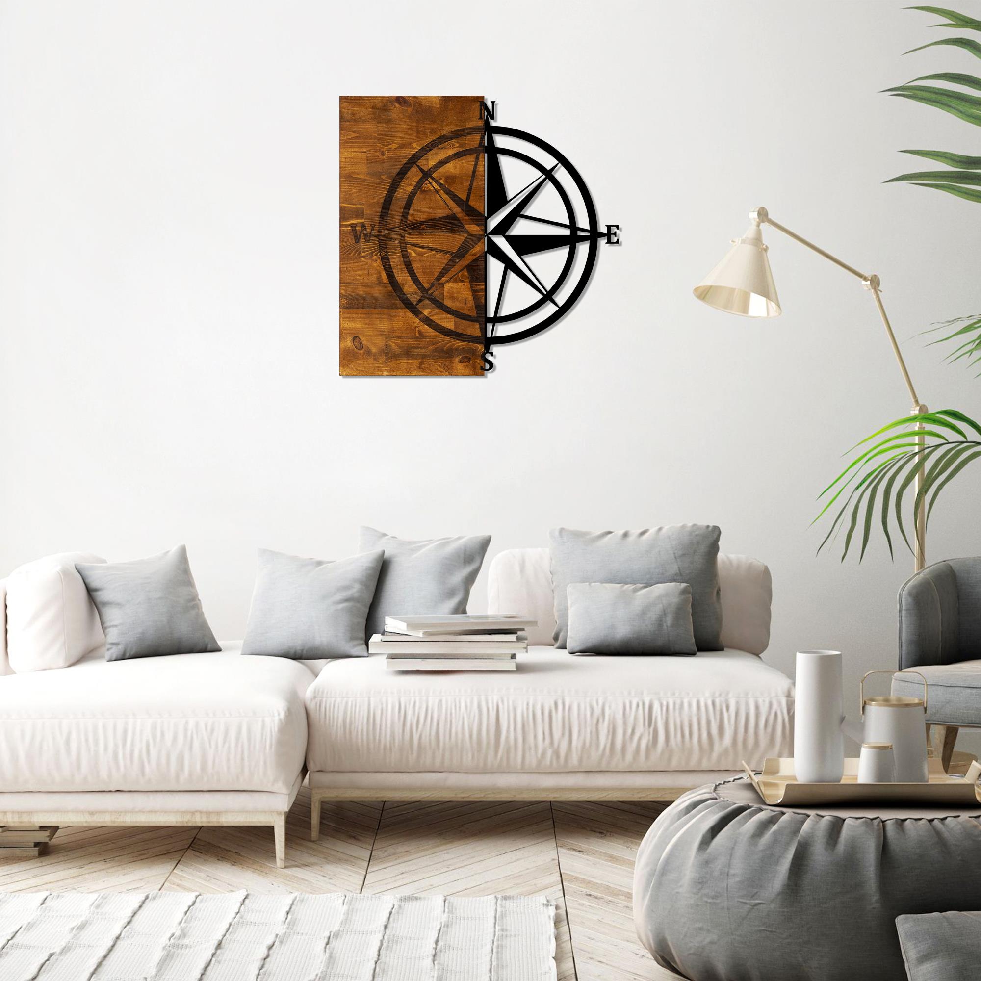 MA-122 Ahşap Metal Duvar Tablosu | ByLamp