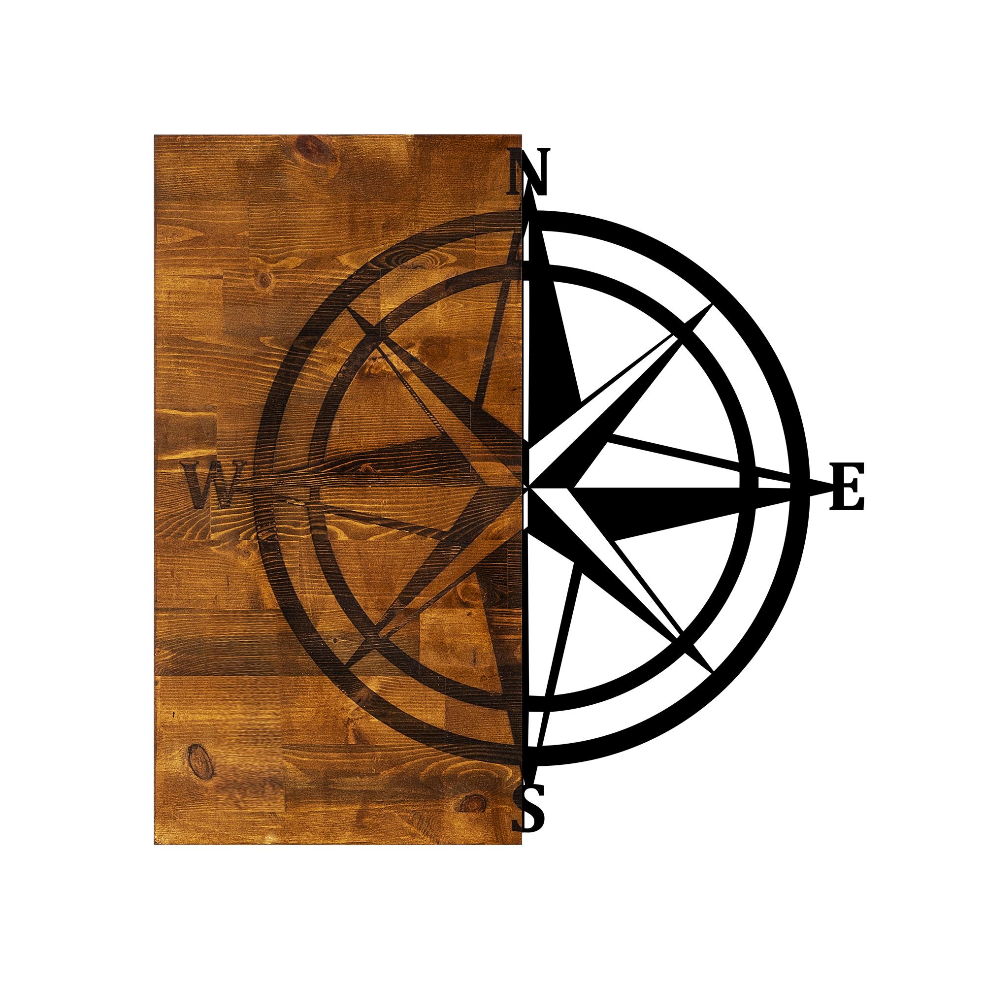 MA-122 Ahşap Metal Duvar Tablosu | ByLamp