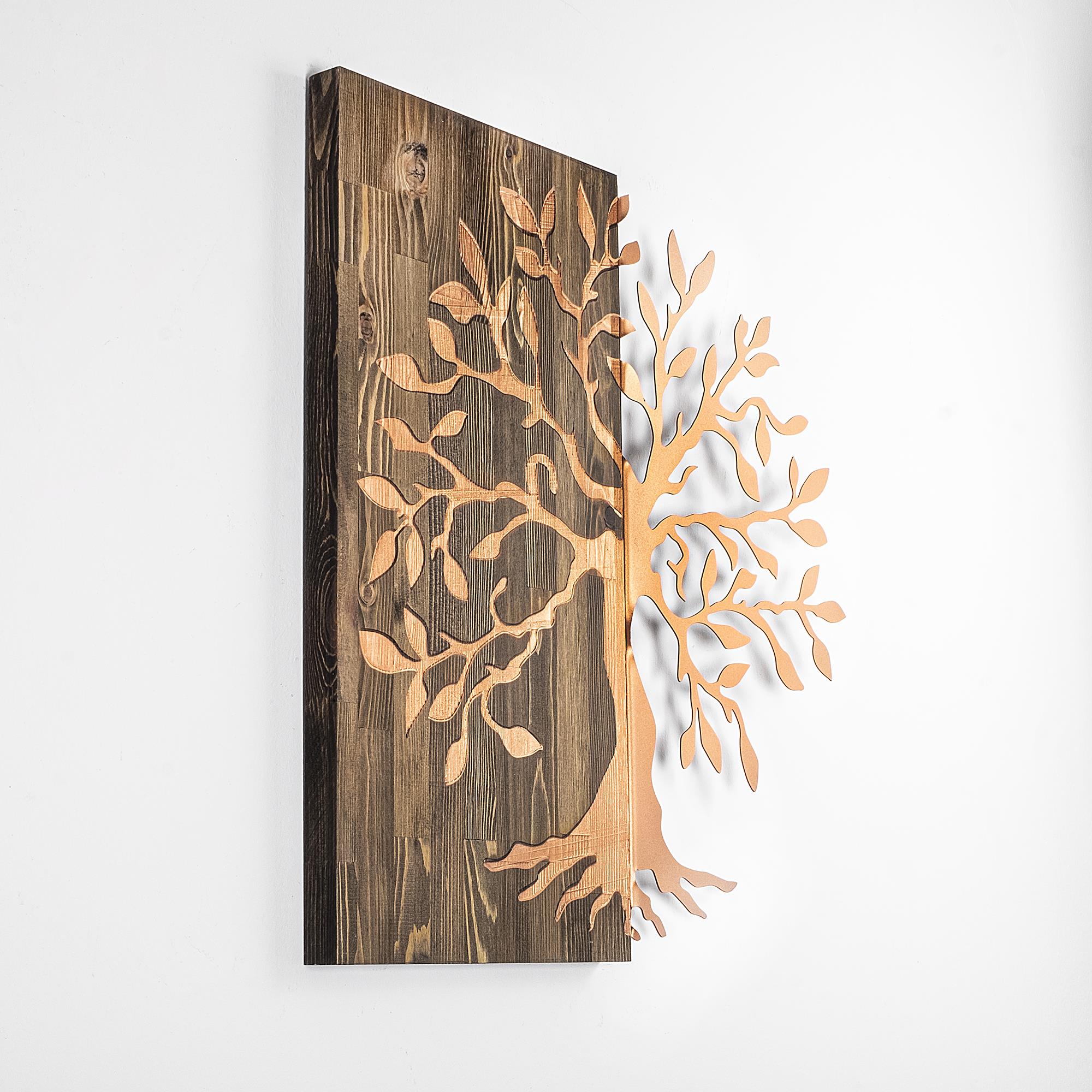 MA-124 Ahşap Metal Duvar Tablosu | ByLamp