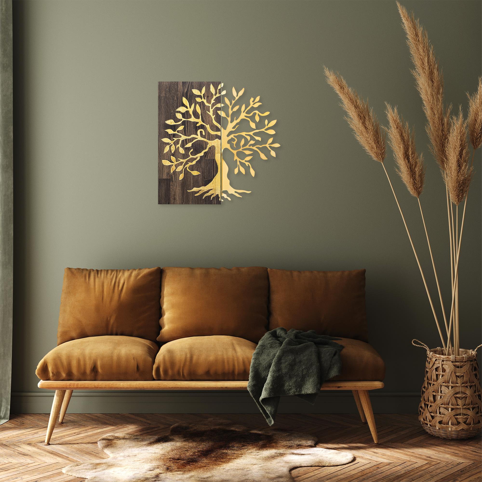 MA-124 Ahşap Metal Duvar Tablosu | ByLamp