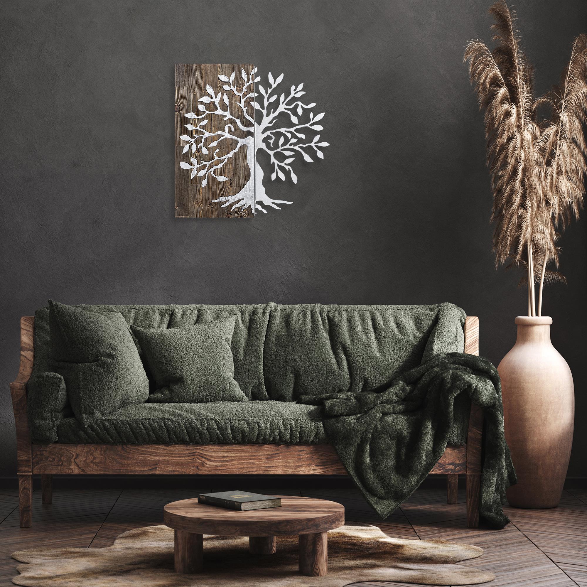 MA-124 Ahşap Metal Duvar Tablosu | ByLamp