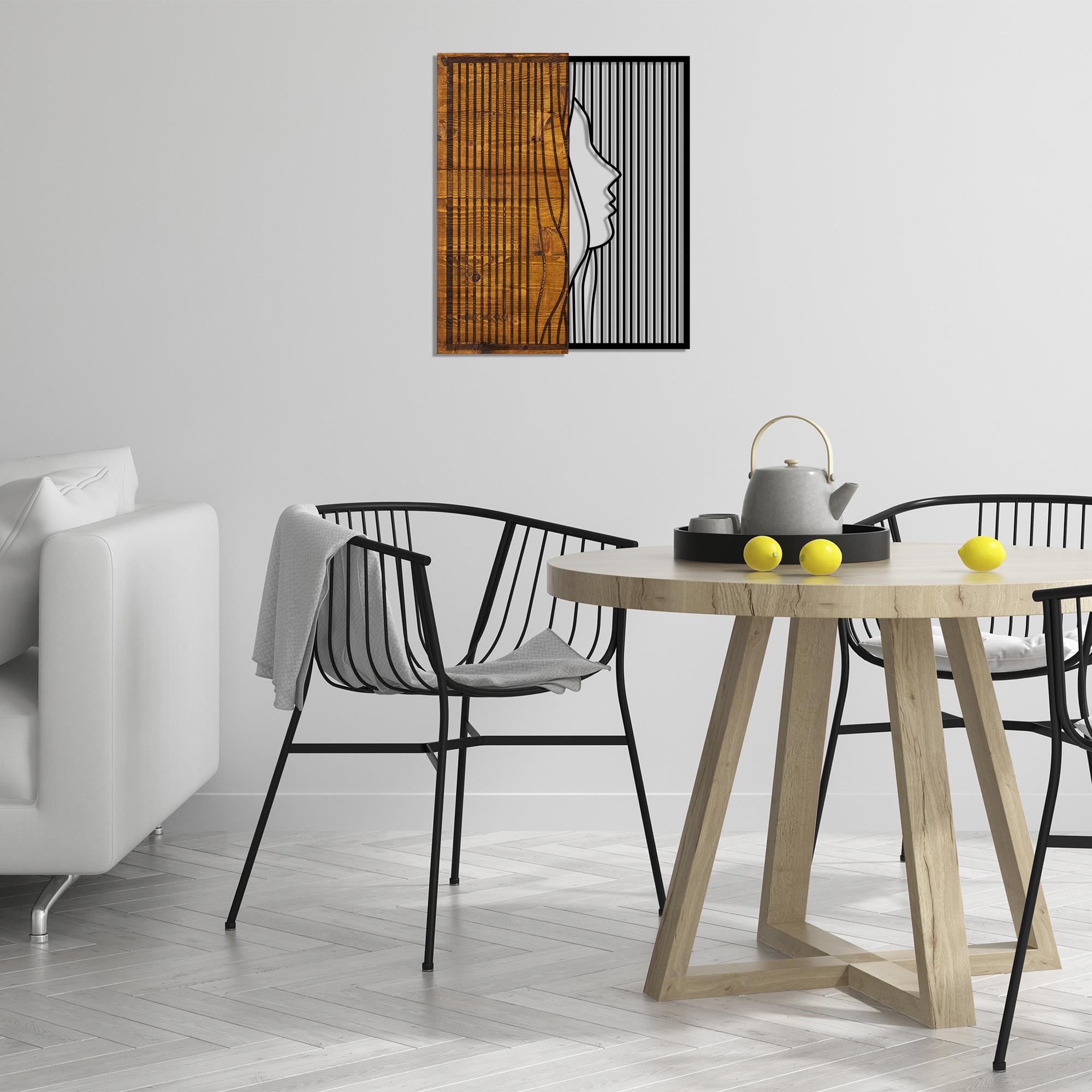 MA-126 Ahşap Metal Duvar Tablosu | ByLamp