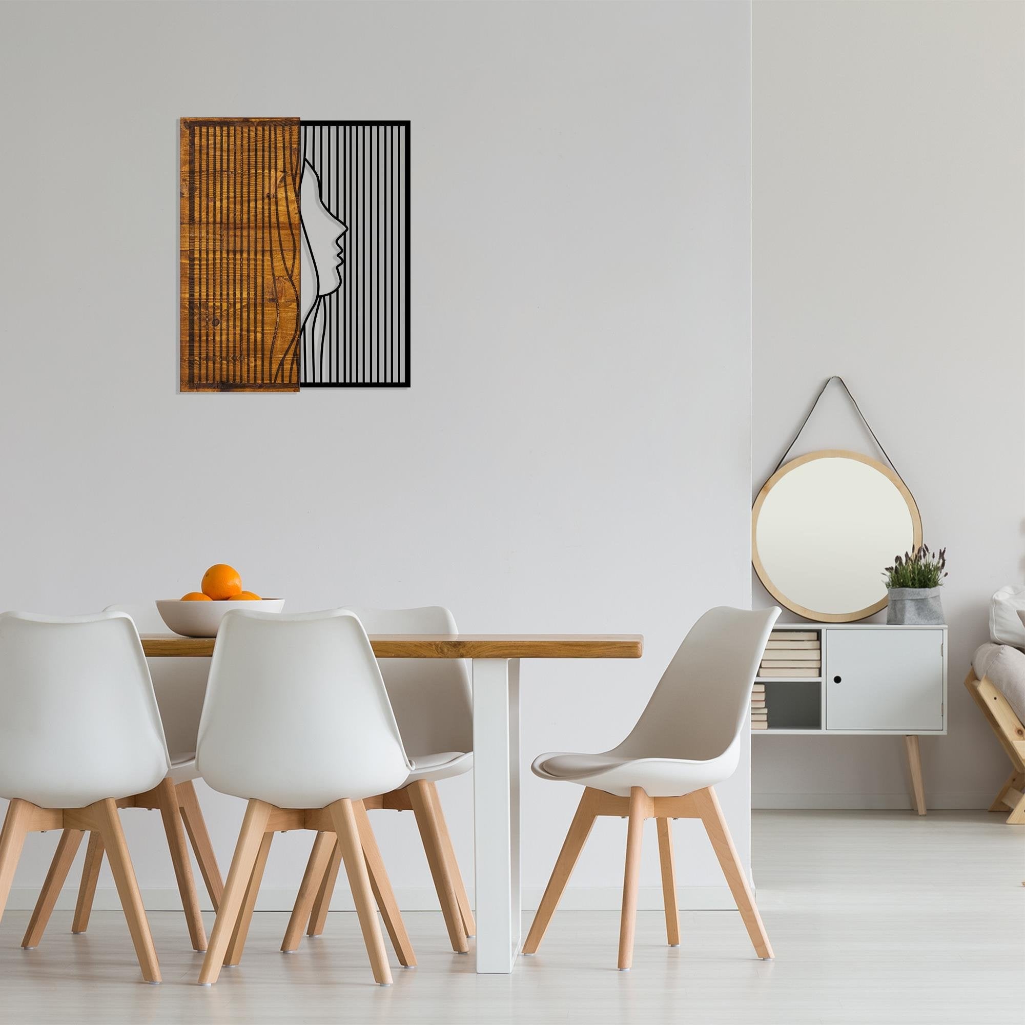 MA-126 Ahşap Metal Duvar Tablosu | ByLamp