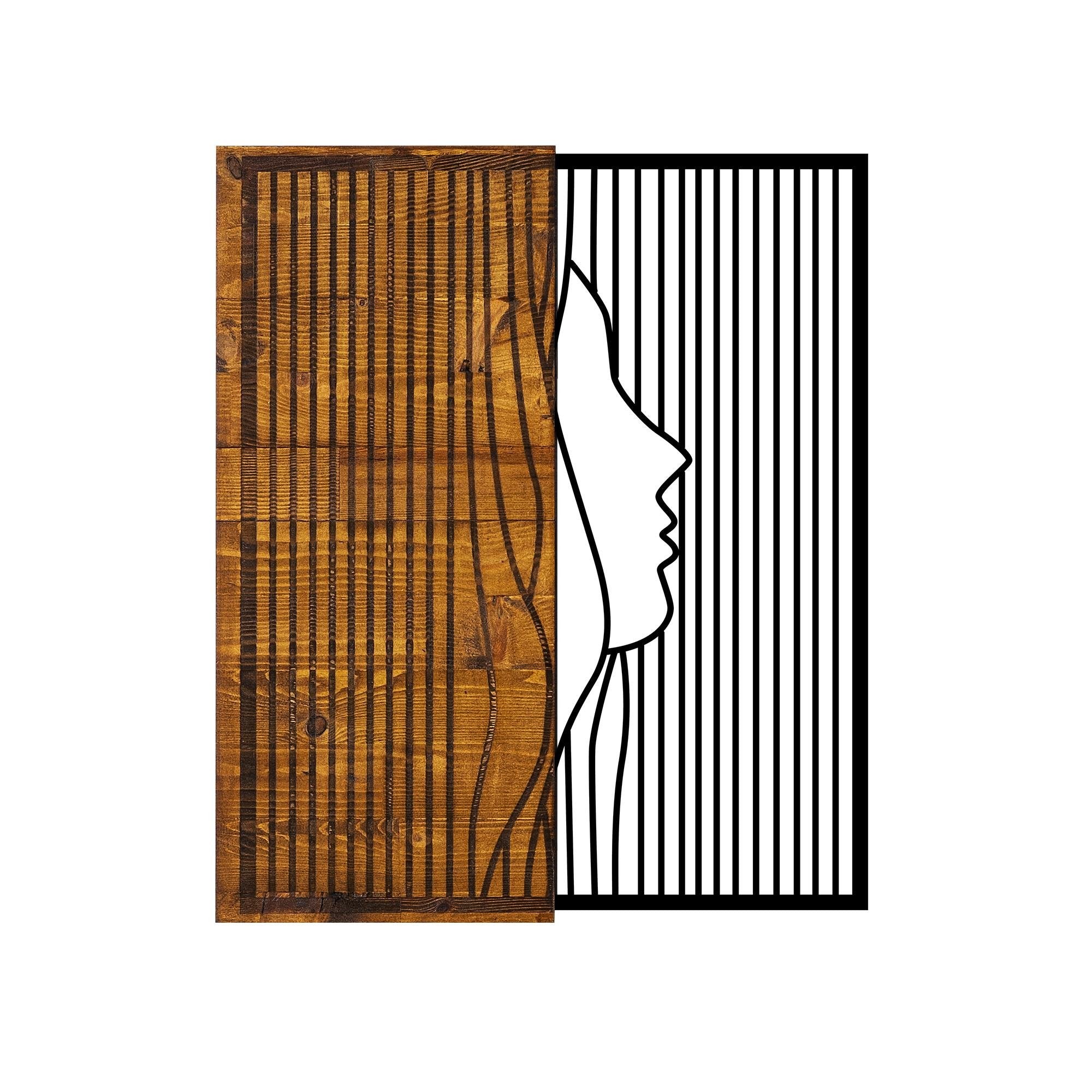 MA-126 Ahşap Metal Duvar Tablosu | ByLamp