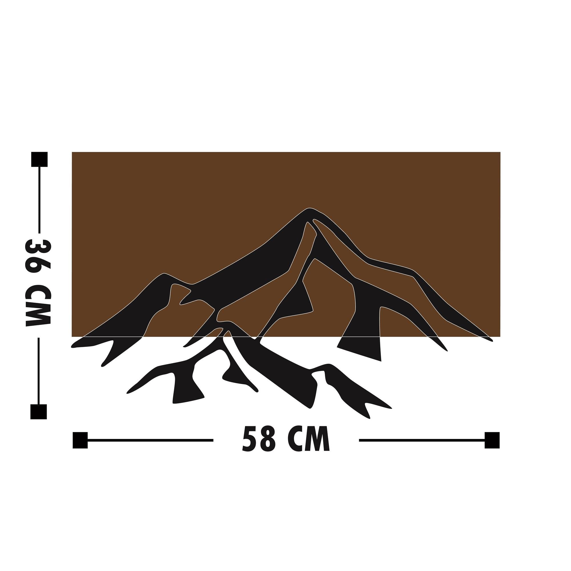 MA-127 Ahşap Metal Duvar Tablosu | ByLamp