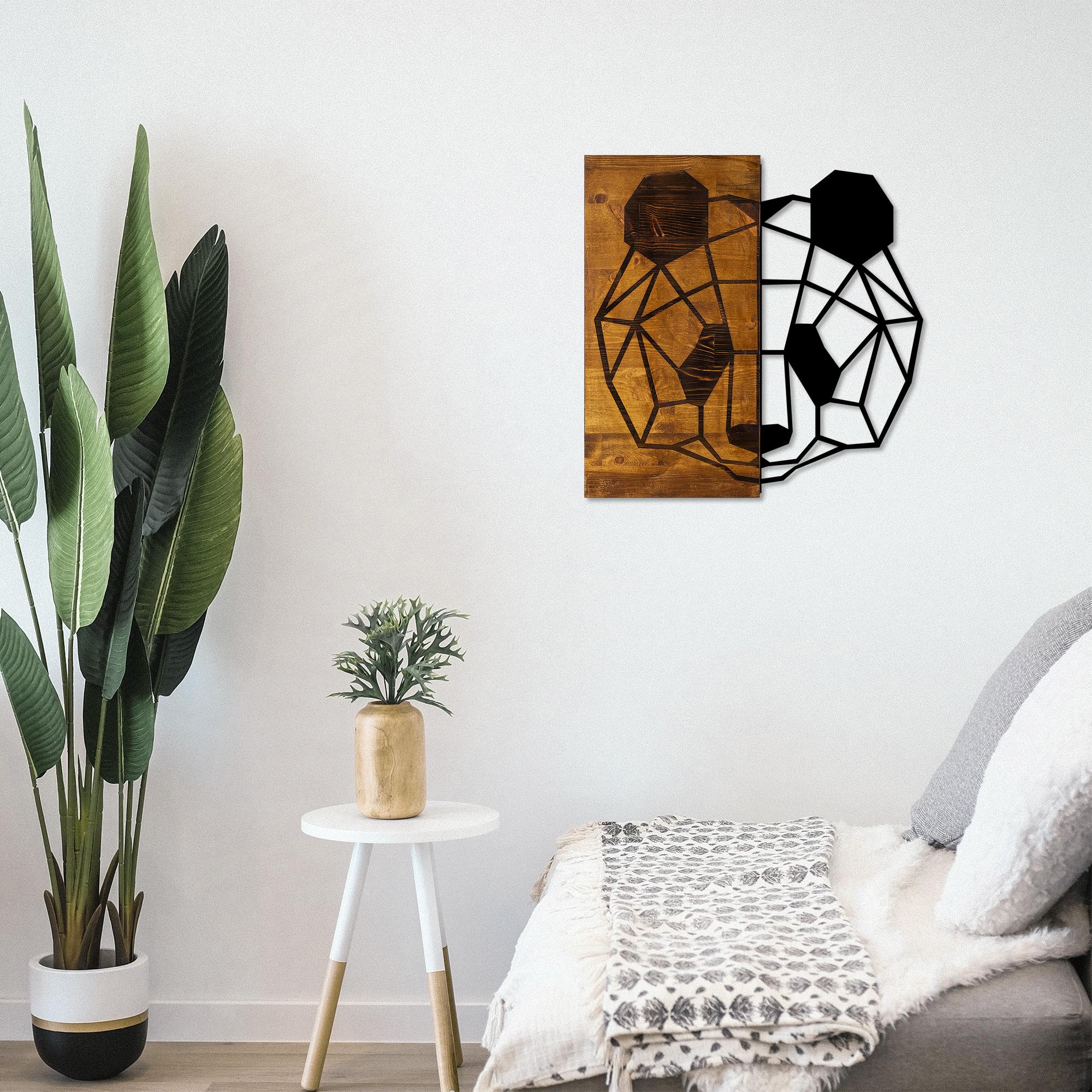 MA-129 Ahşap Metal Duvar Tablosu | ByLamp