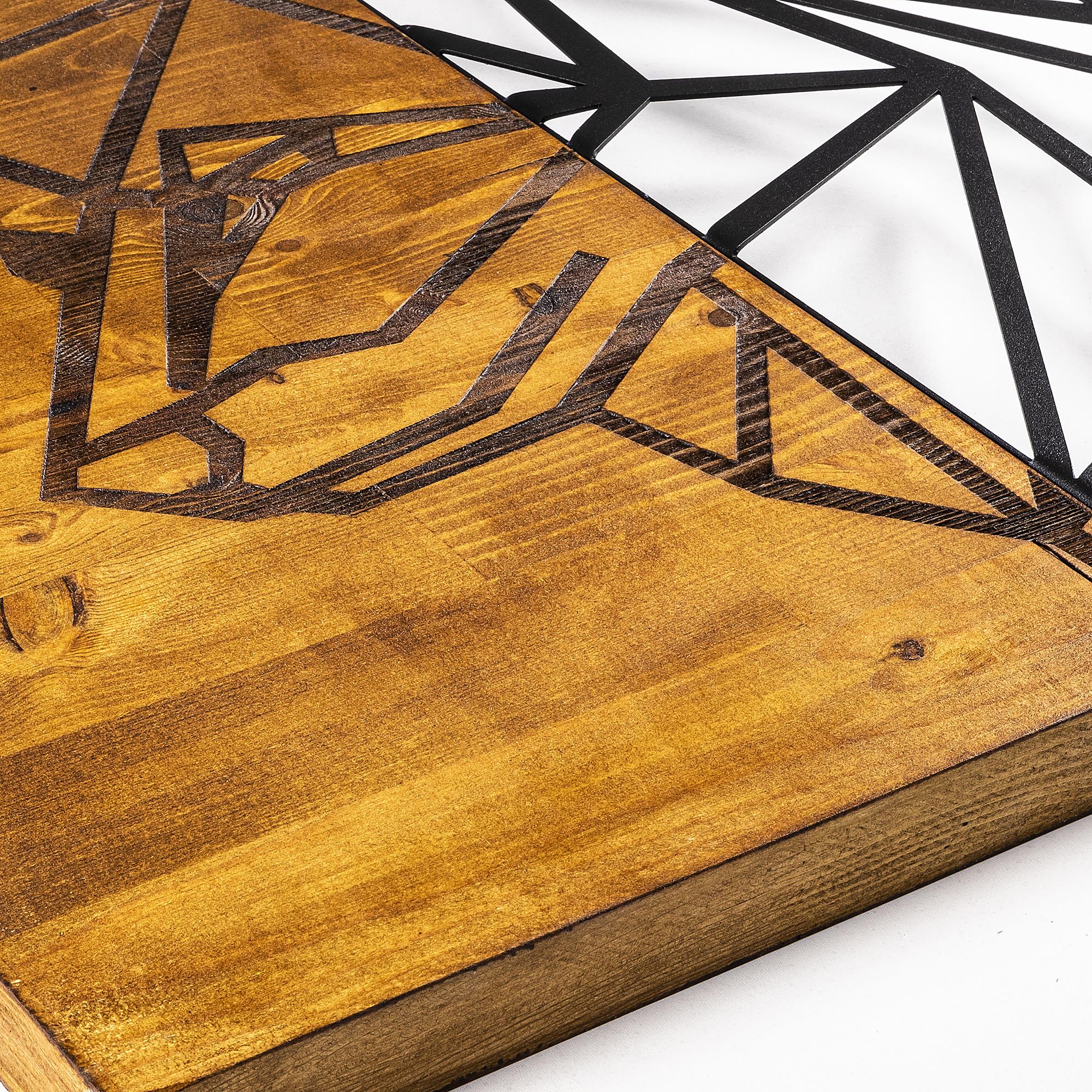 MA-130 Ahşap Metal Duvar Tablosu | ByLamp