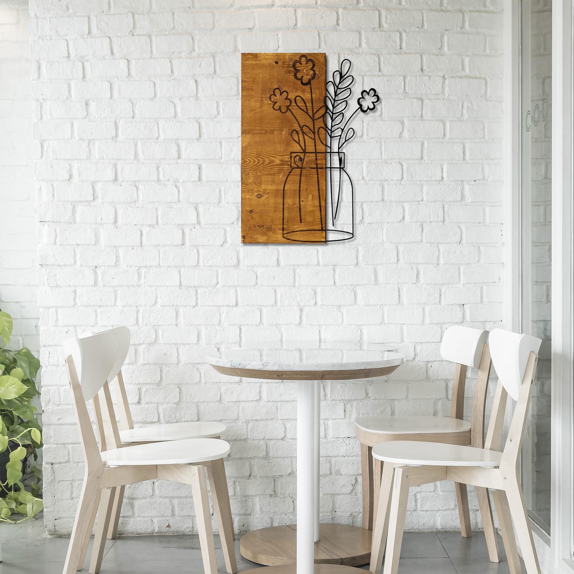 MA-139 Ahşap Metal Duvar Tablosu | ByLamp