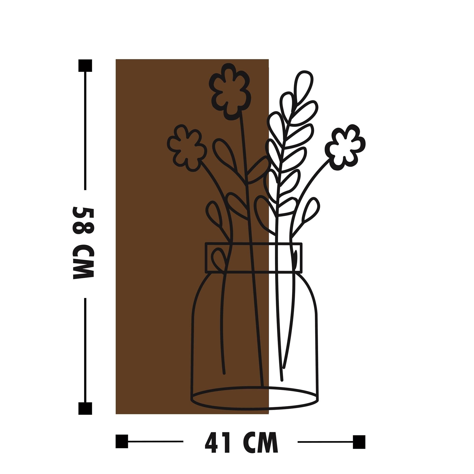 MA-139 Ahşap Metal Duvar Tablosu | ByLamp