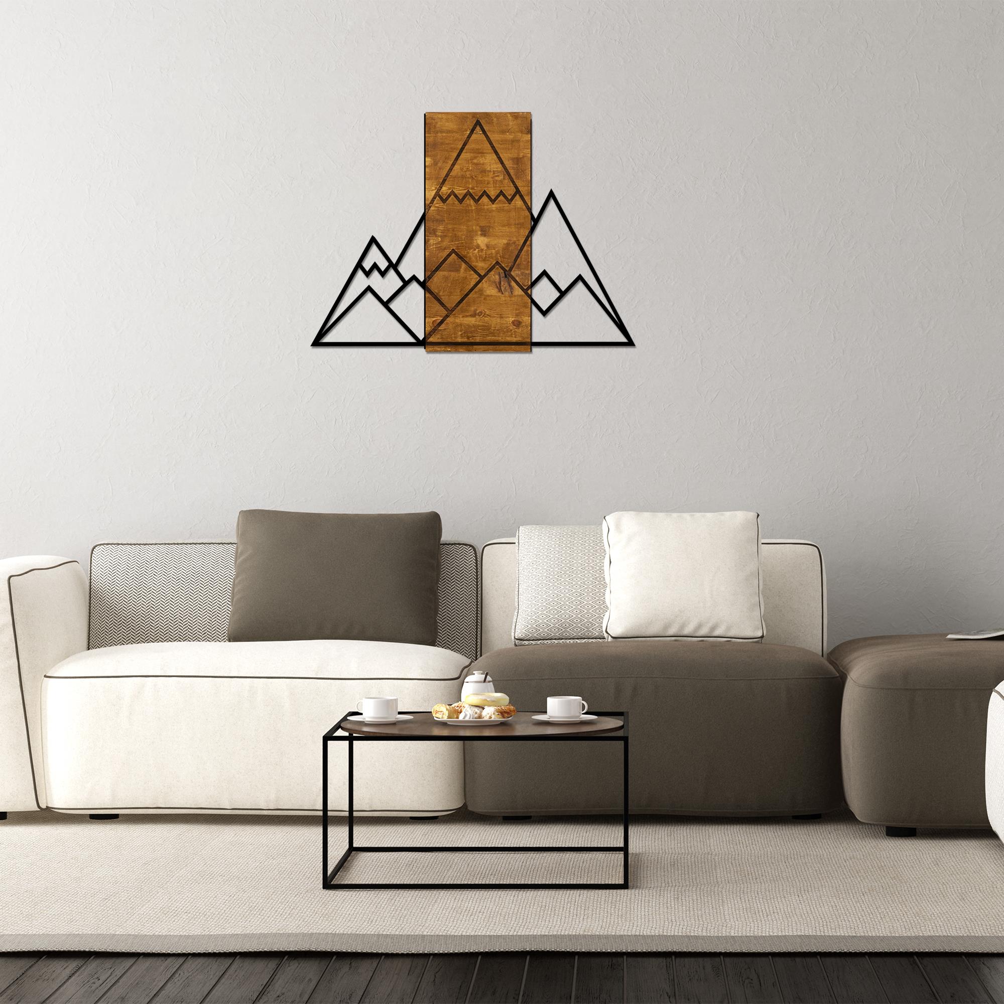 MA-143 Ahşap Metal Duvar Tablosu | ByLamp