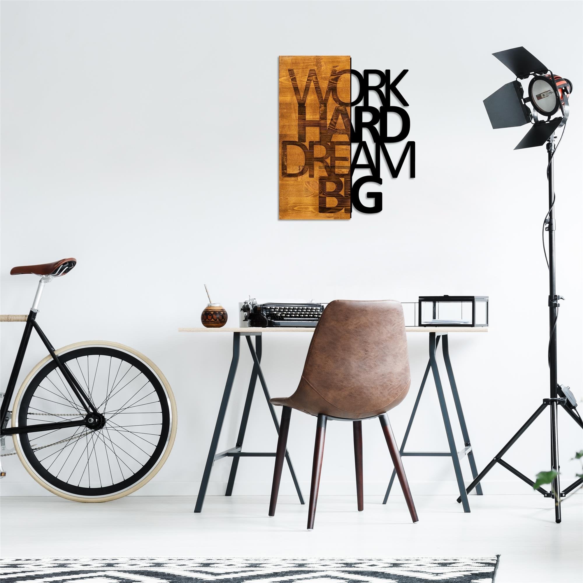 MA-149 Ahşap Metal Duvar Tablosu | ByLamp