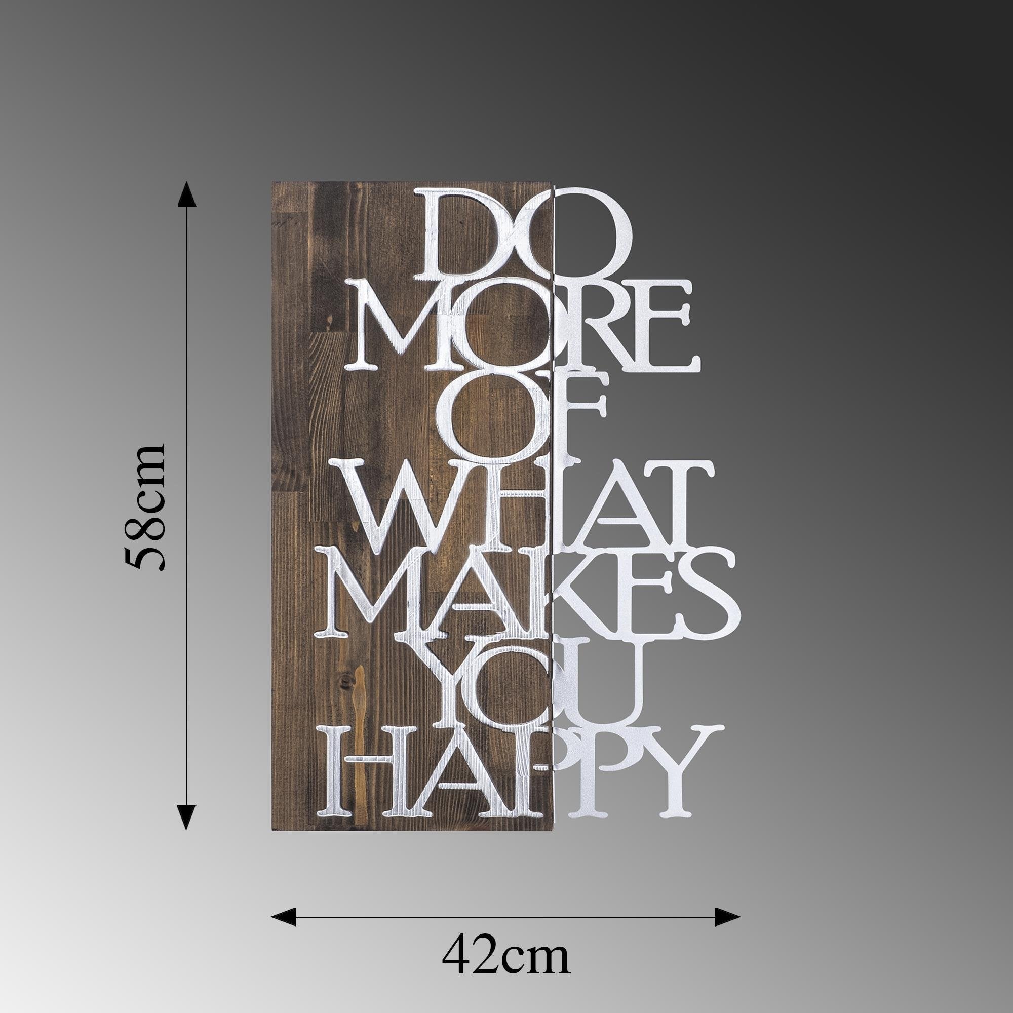 MA-150 Ahşap Metal Duvar Tablosu | ByLamp