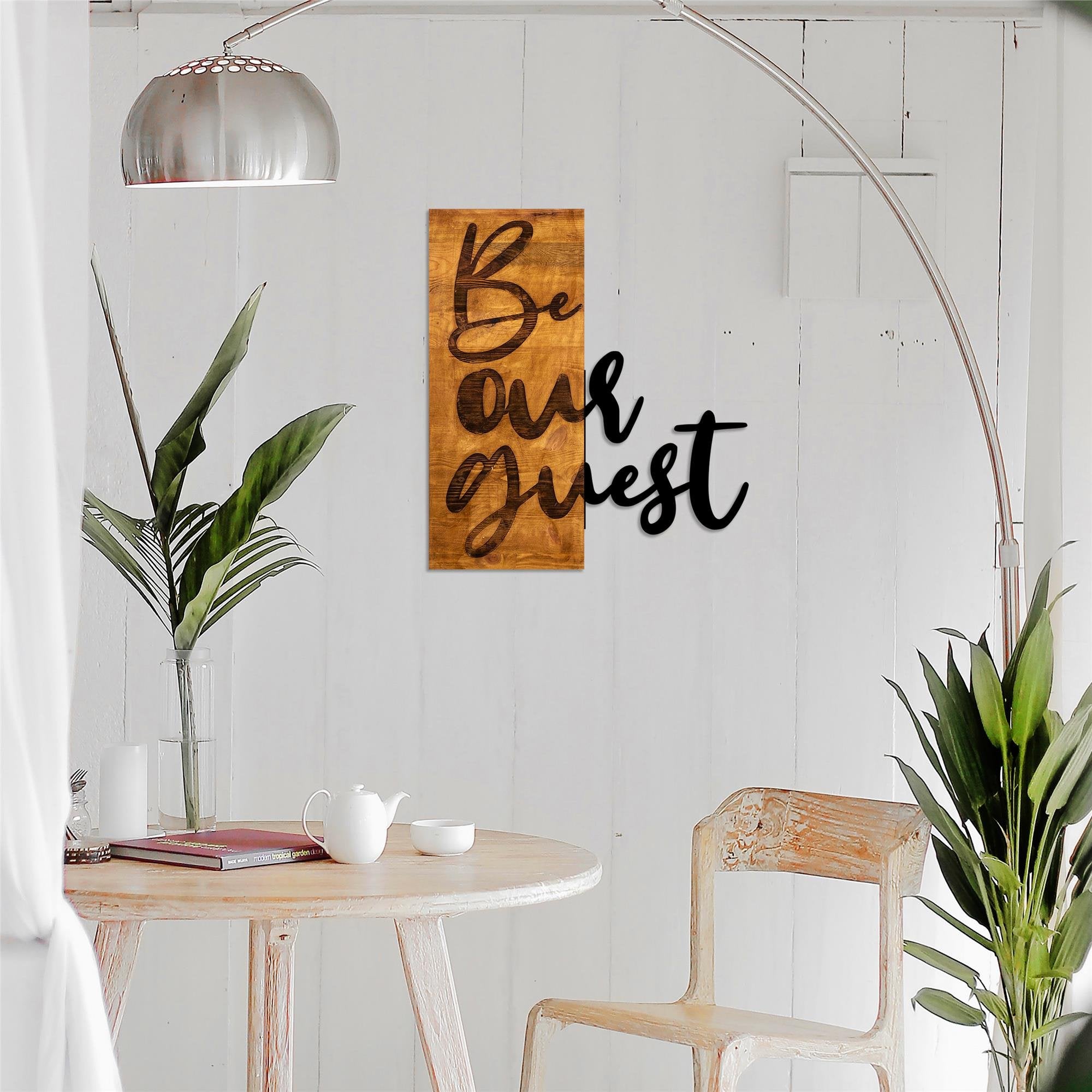 MA-153 Ahşap Metal Duvar Tablosu | ByLamp