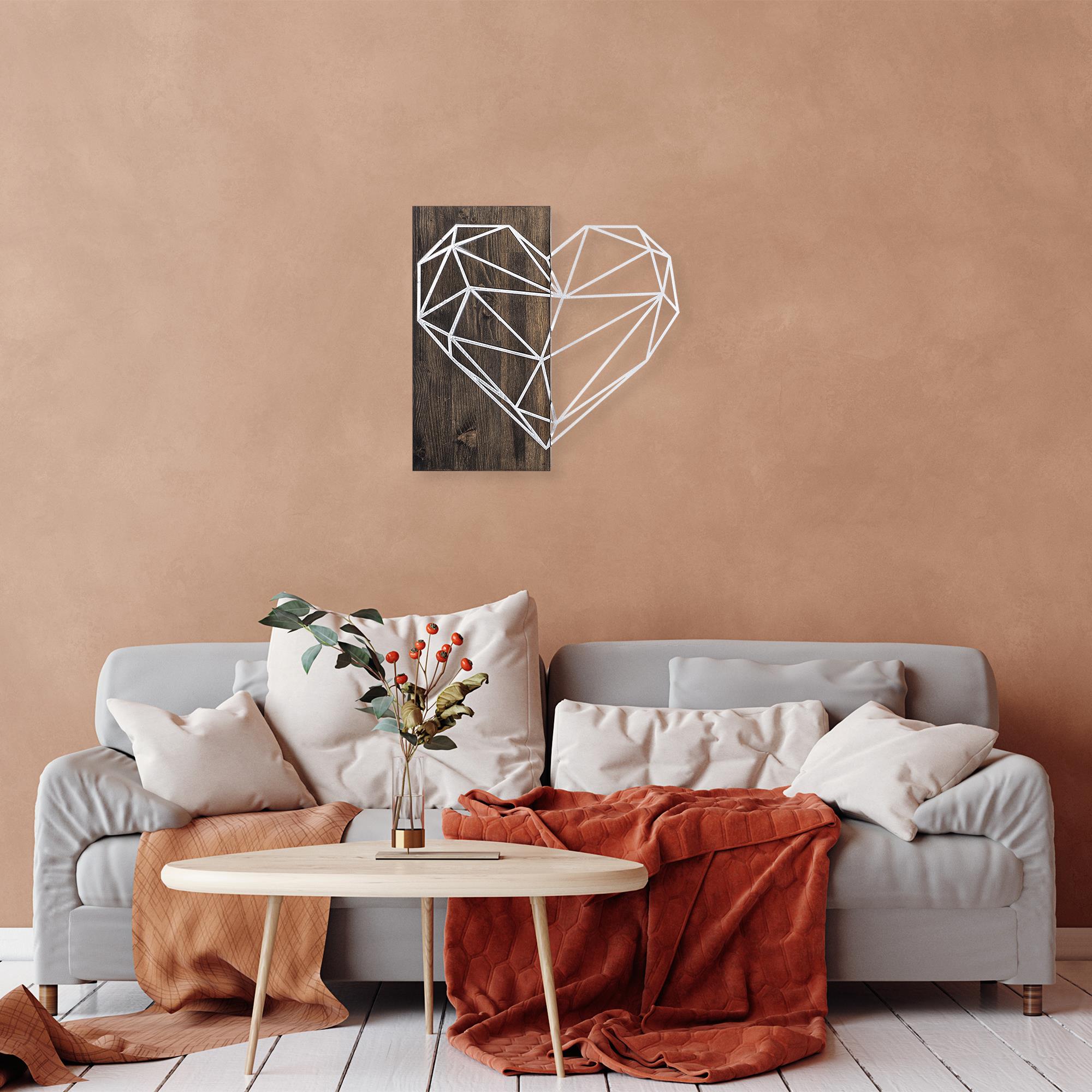 MA-154 Ahşap Metal Duvar Tablosu | ByLamp