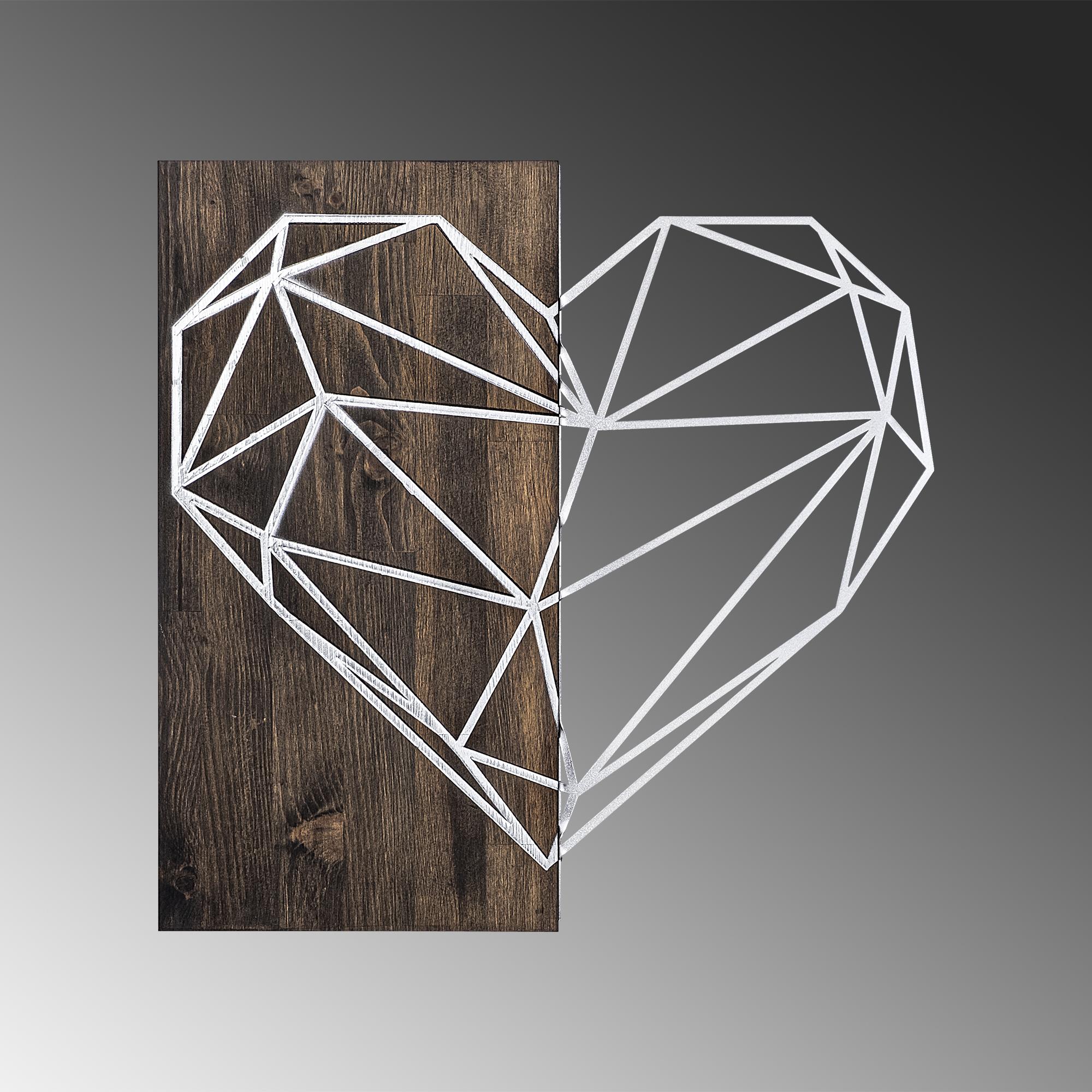 MA-154 Ahşap Metal Duvar Tablosu | ByLamp