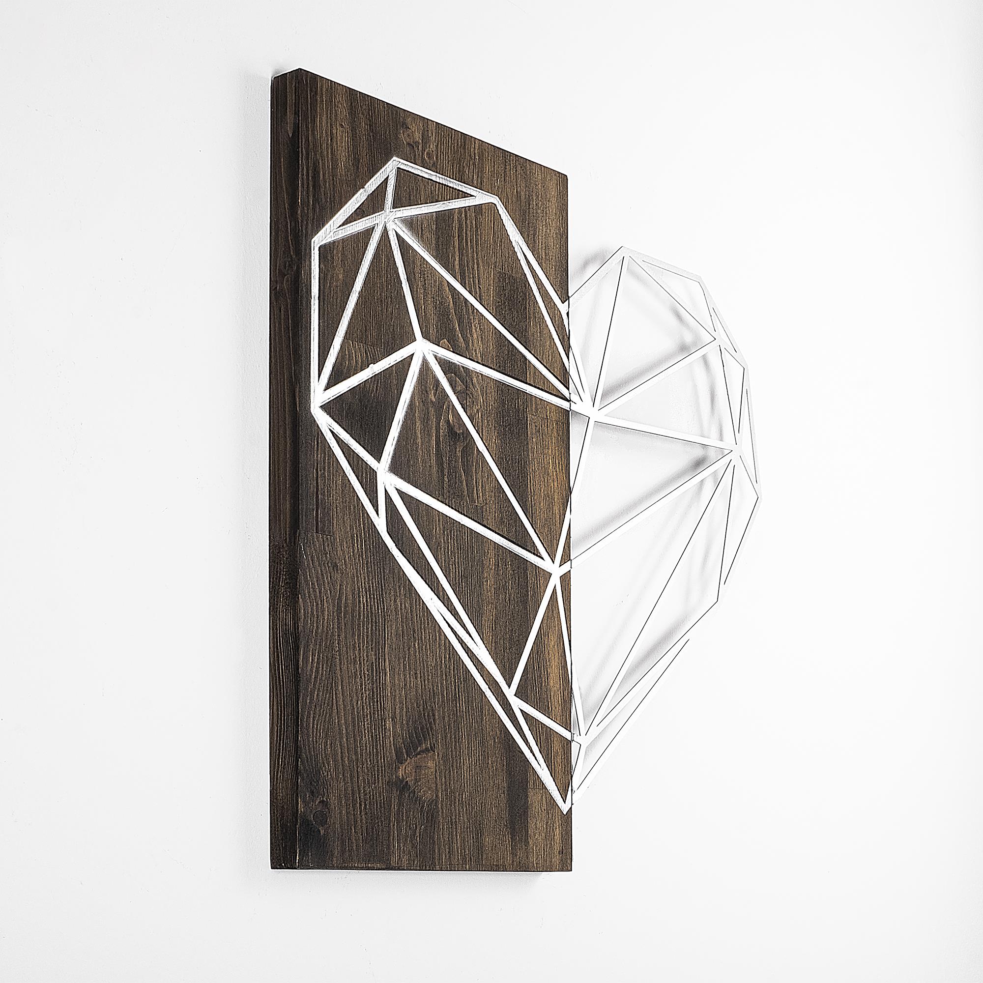 MA-154 Ahşap Metal Duvar Tablosu | ByLamp