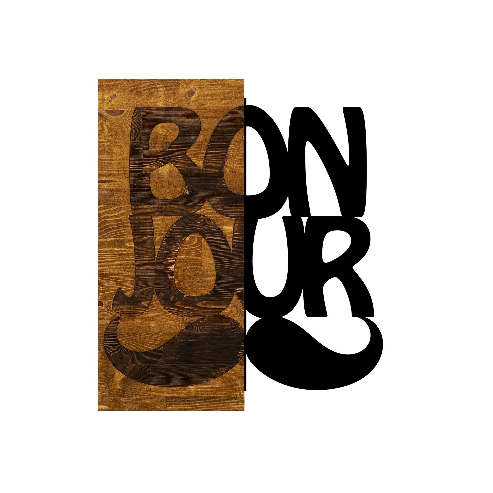 MA-156 Ahşap Metal Duvar Tablosu | ByLamp