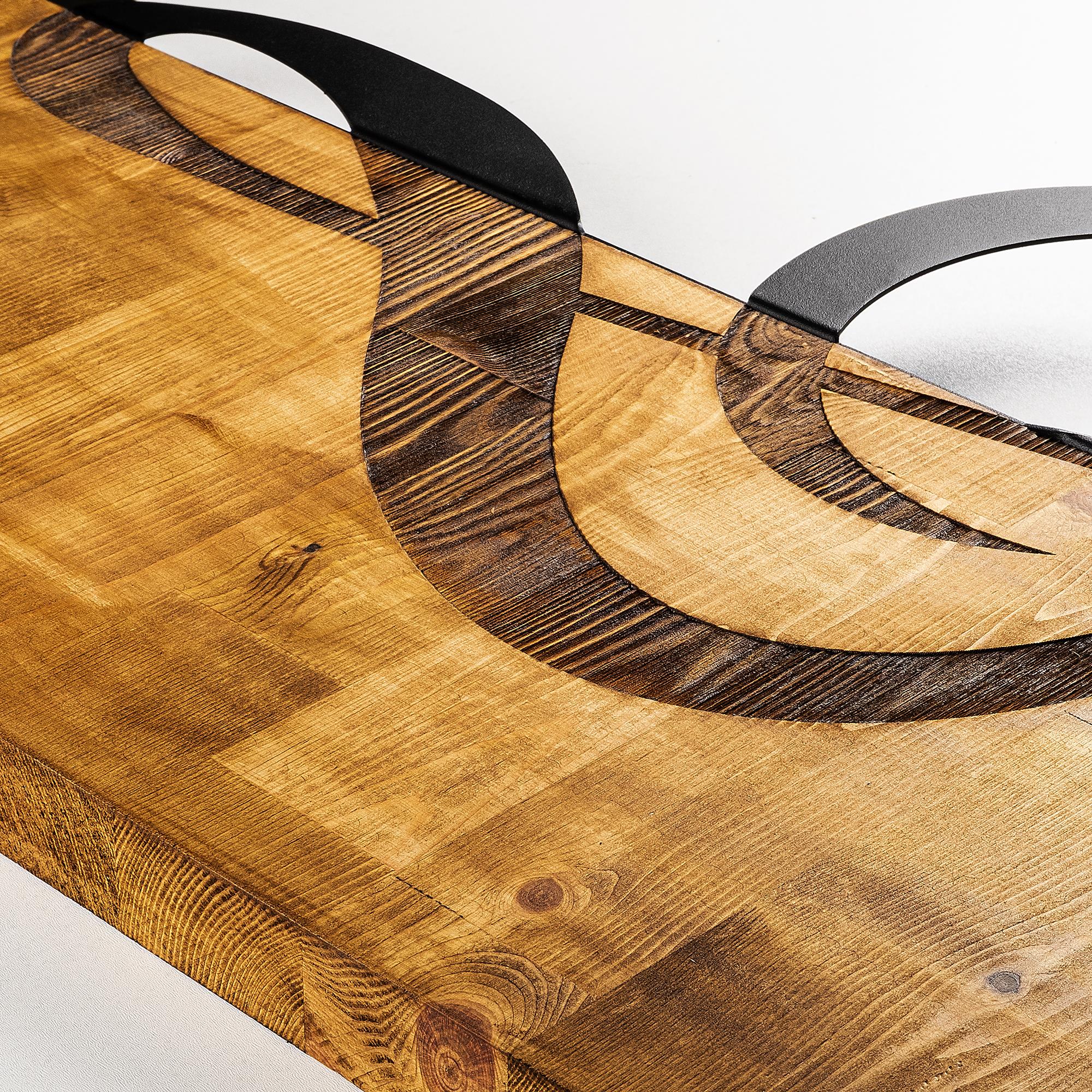 MA-157 Ahşap Metal Duvar Tablosu | ByLamp