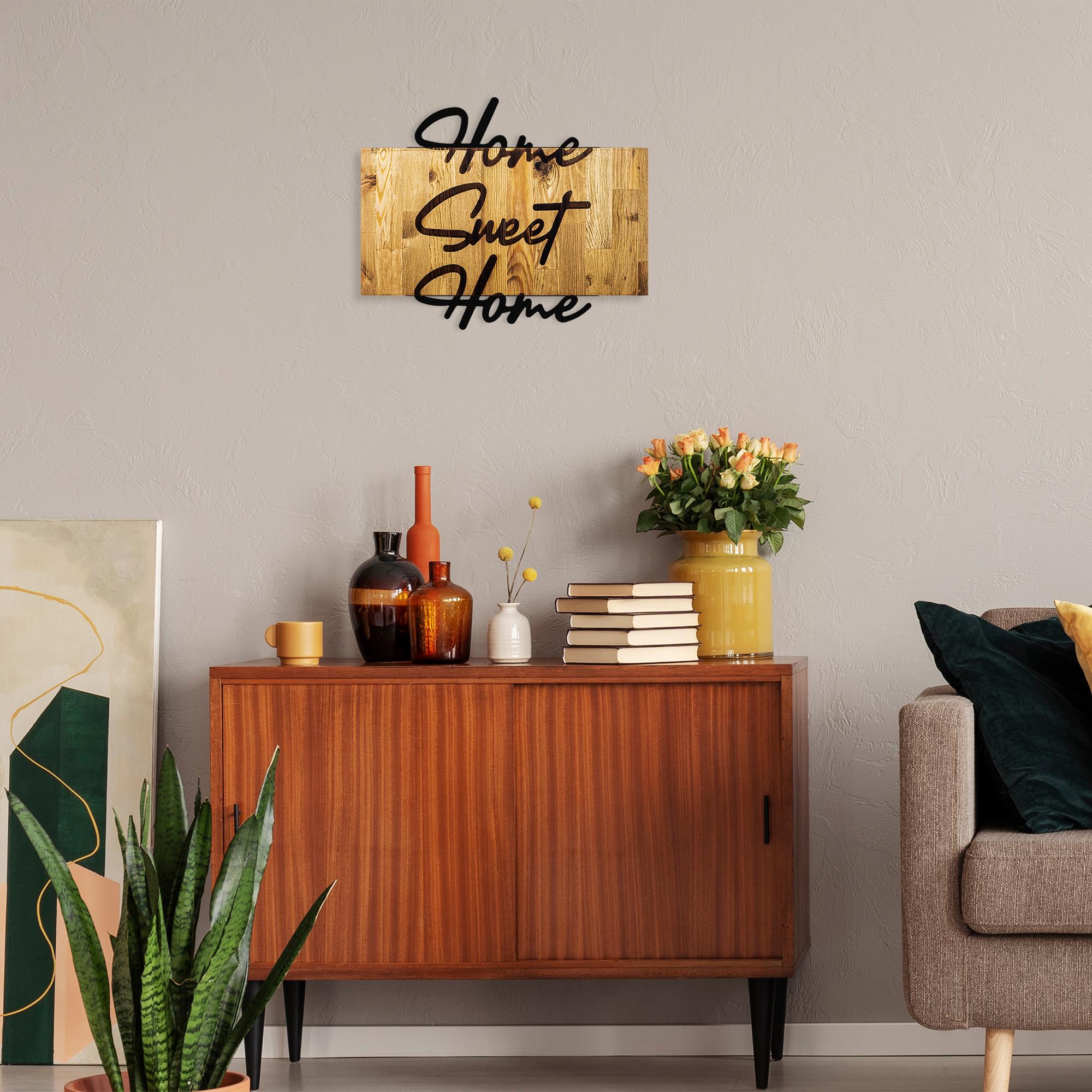 MA-221 Ahşap Metal Duvar Tablosu | ByLamp