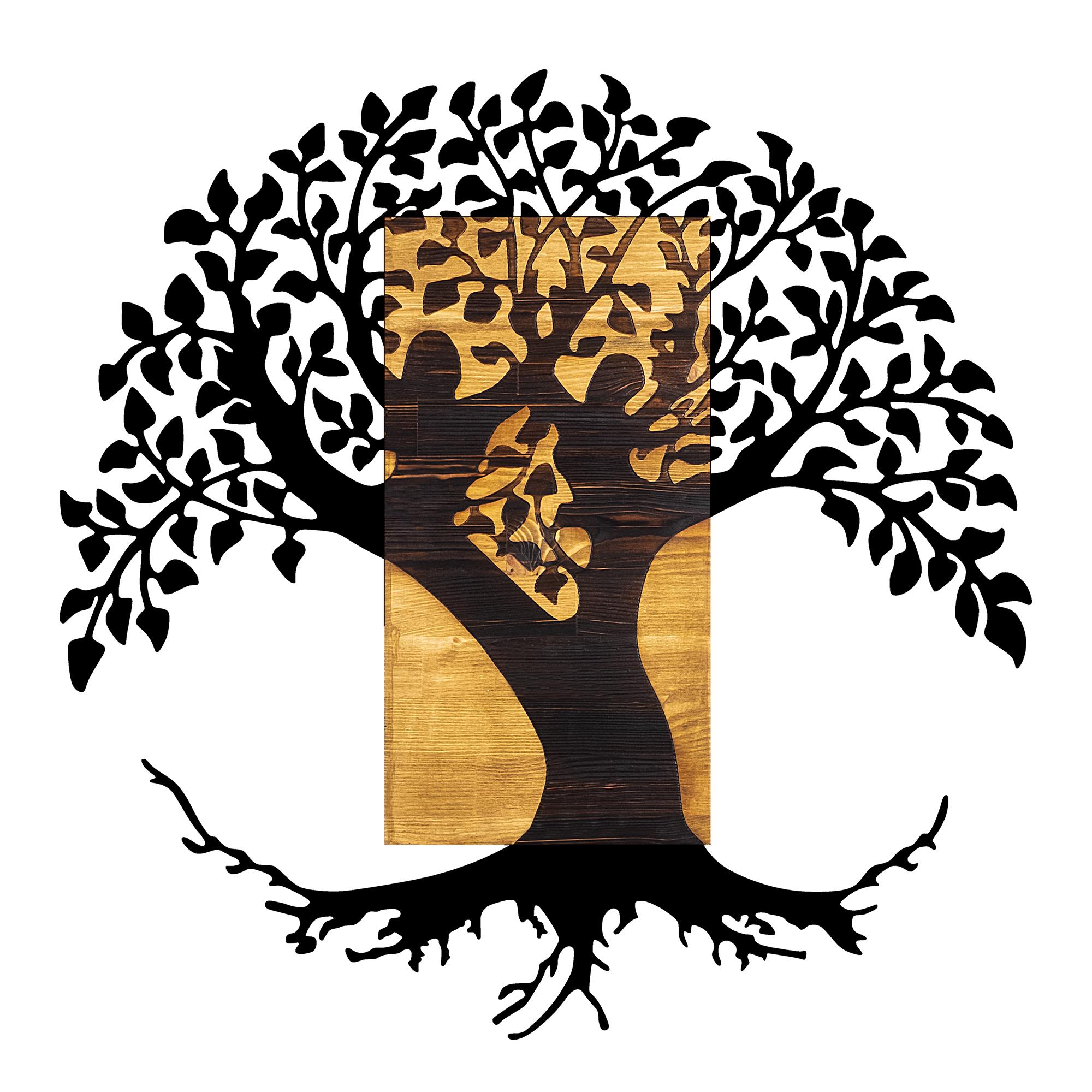 MA-223 Ahşap Metal Duvar Tablosu | ByLamp