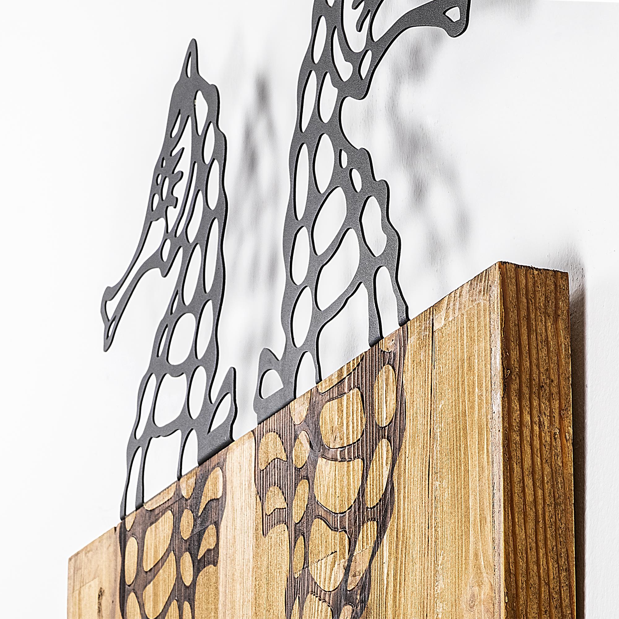 MA-233 Ahşap Metal Duvar Tablosu | ByLamp