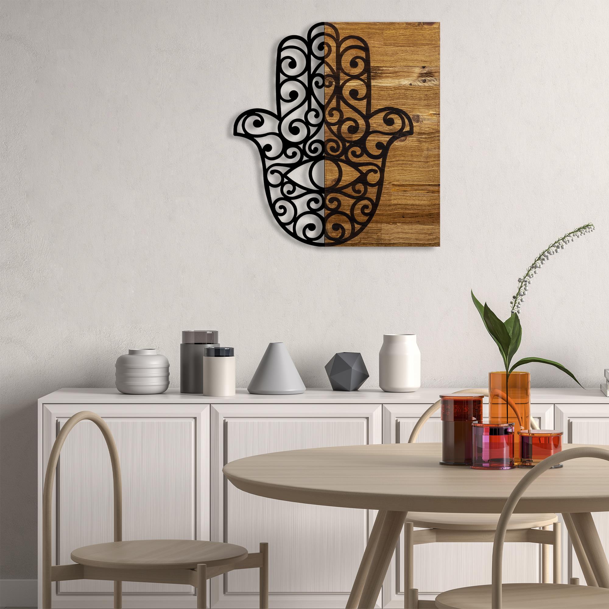 MA-236 Ahşap Metal Duvar Tablosu | ByLamp