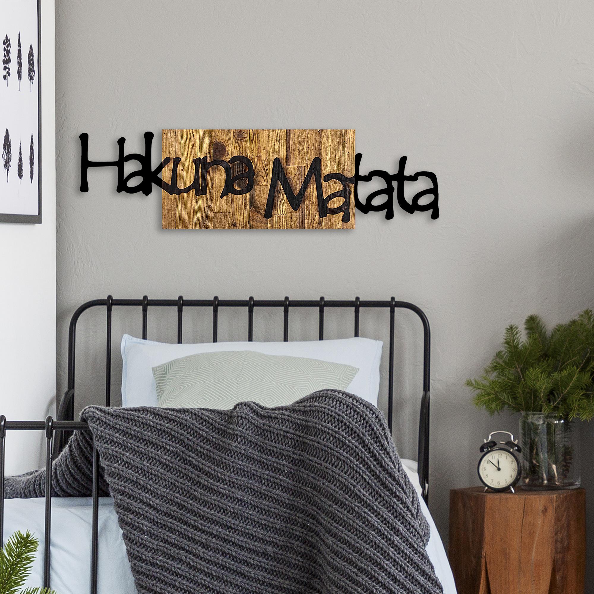 MA-251 Ahşap Metal Duvar Tablosu | ByLamp