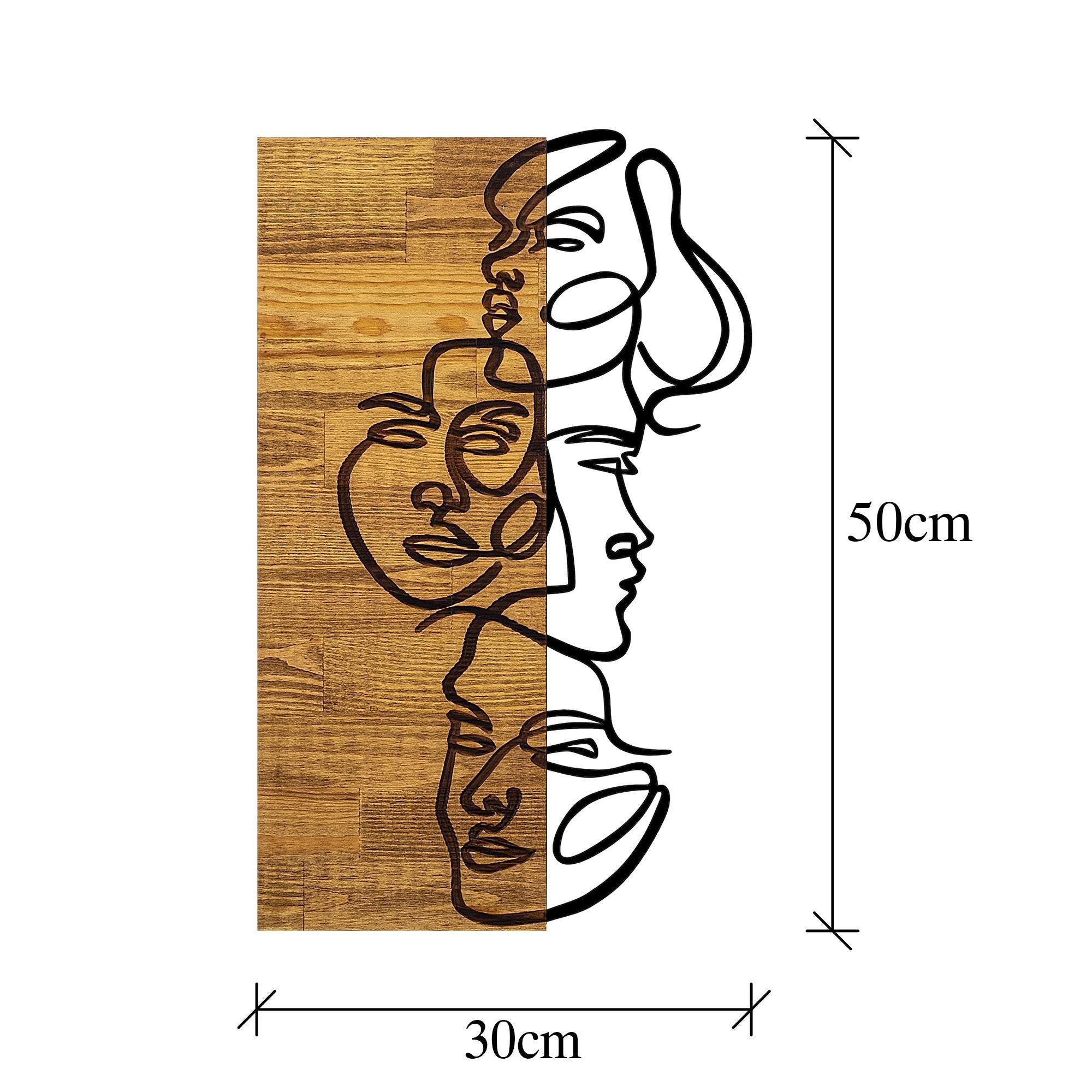 MA-269 Ahşap Metal Duvar Tablosu | ByLamp