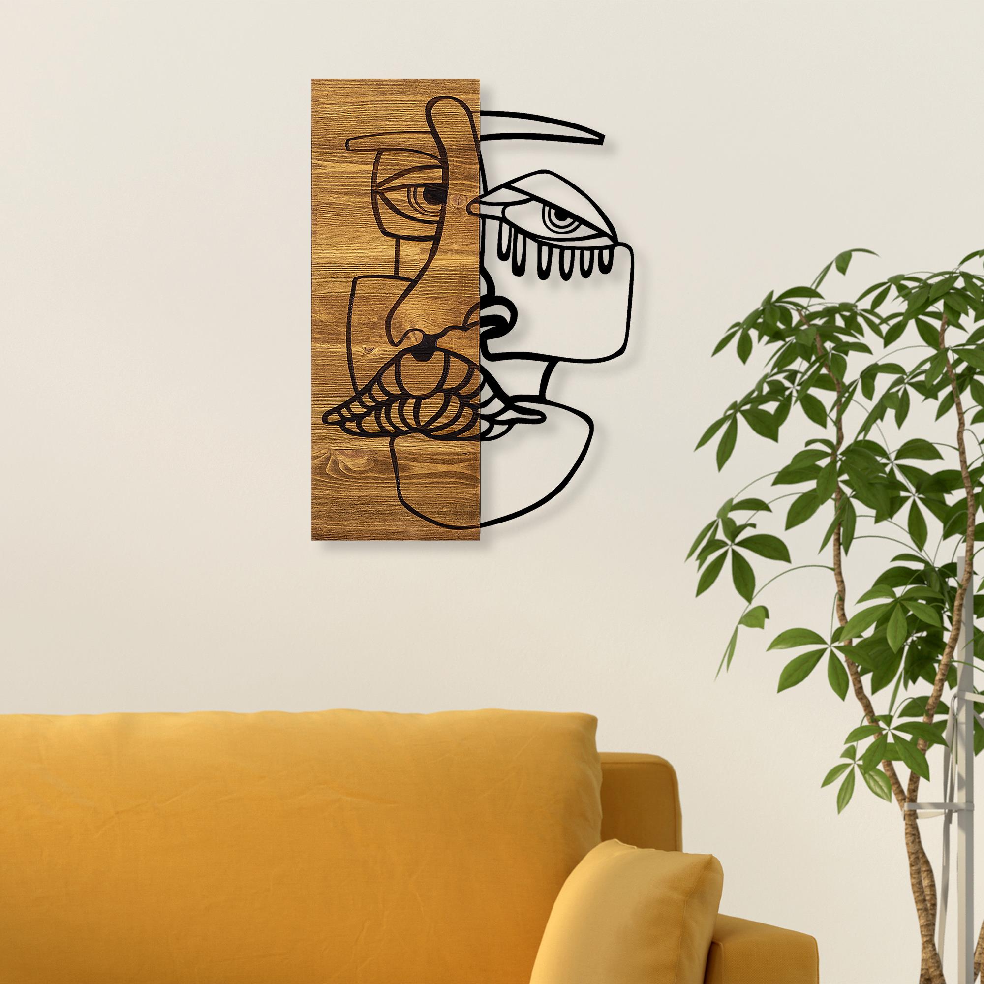 MA-273 Ahşap Metal Duvar Tablosu | ByLamp