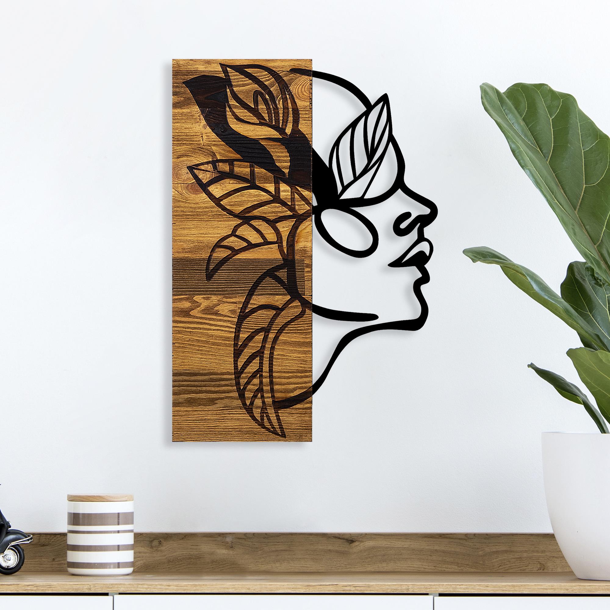 MA-276 Ahşap Metal Duvar Tablosu | ByLamp