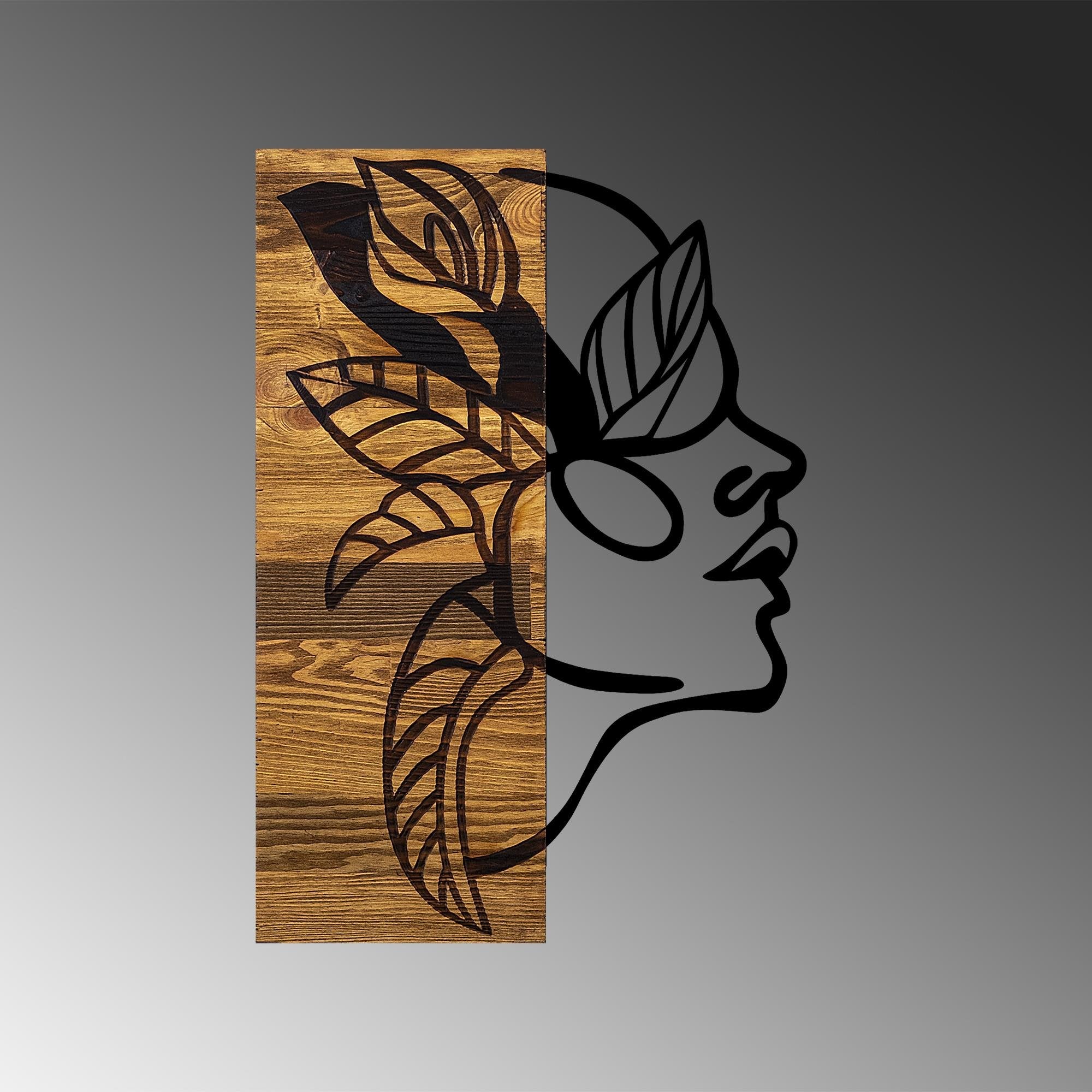 MA-276 Ahşap Metal Duvar Tablosu | ByLamp