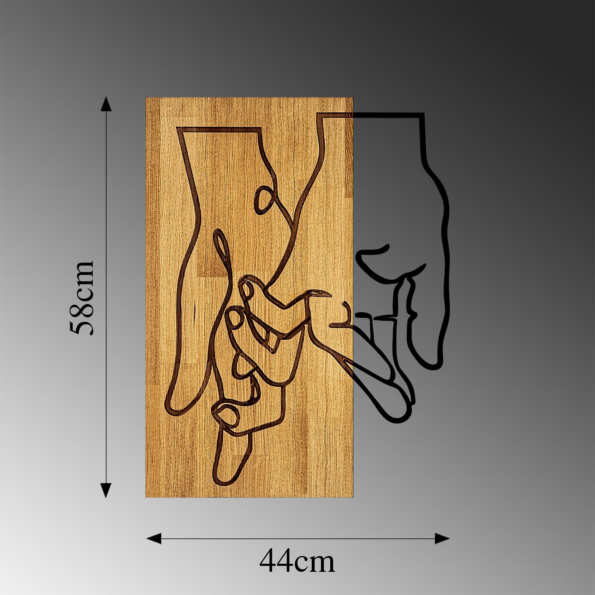 MA-279 Ahşap Metal Duvar Tablosu | ByLamp