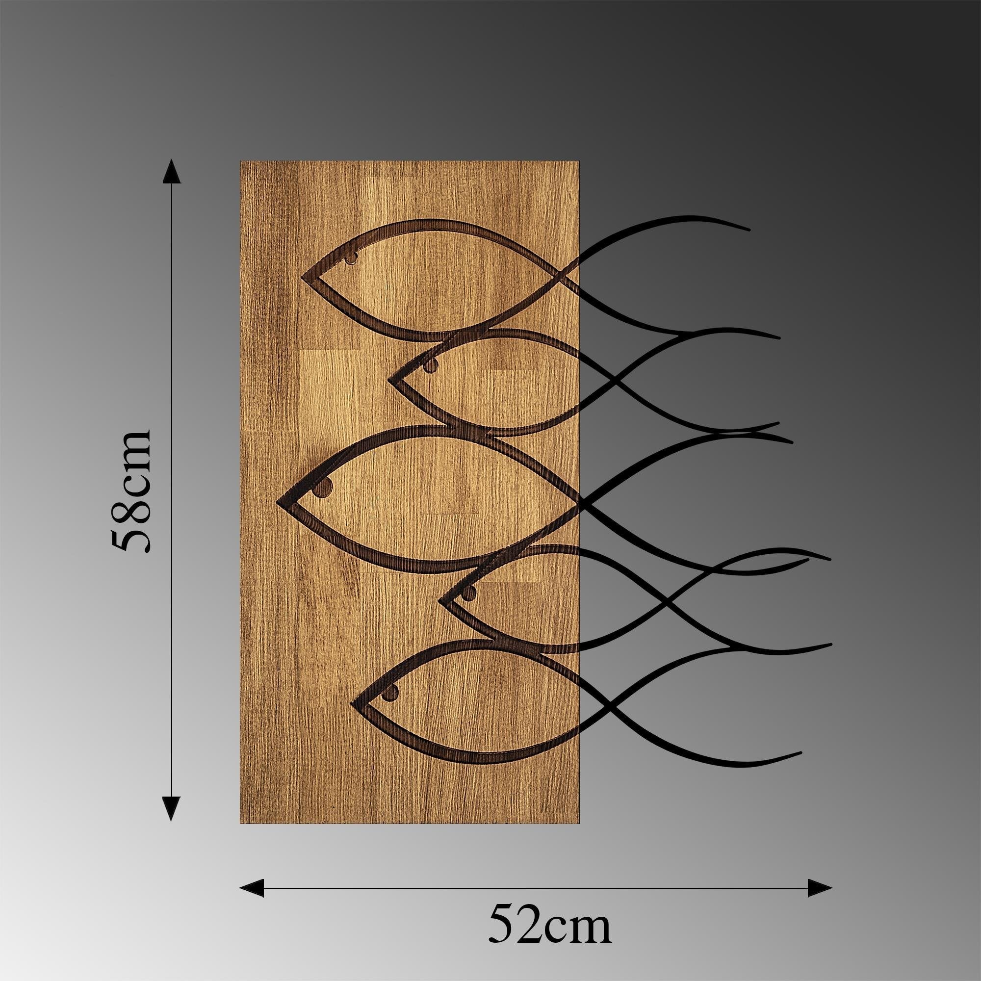 MA-283 Ahşap Metal Duvar Tablosu | ByLamp
