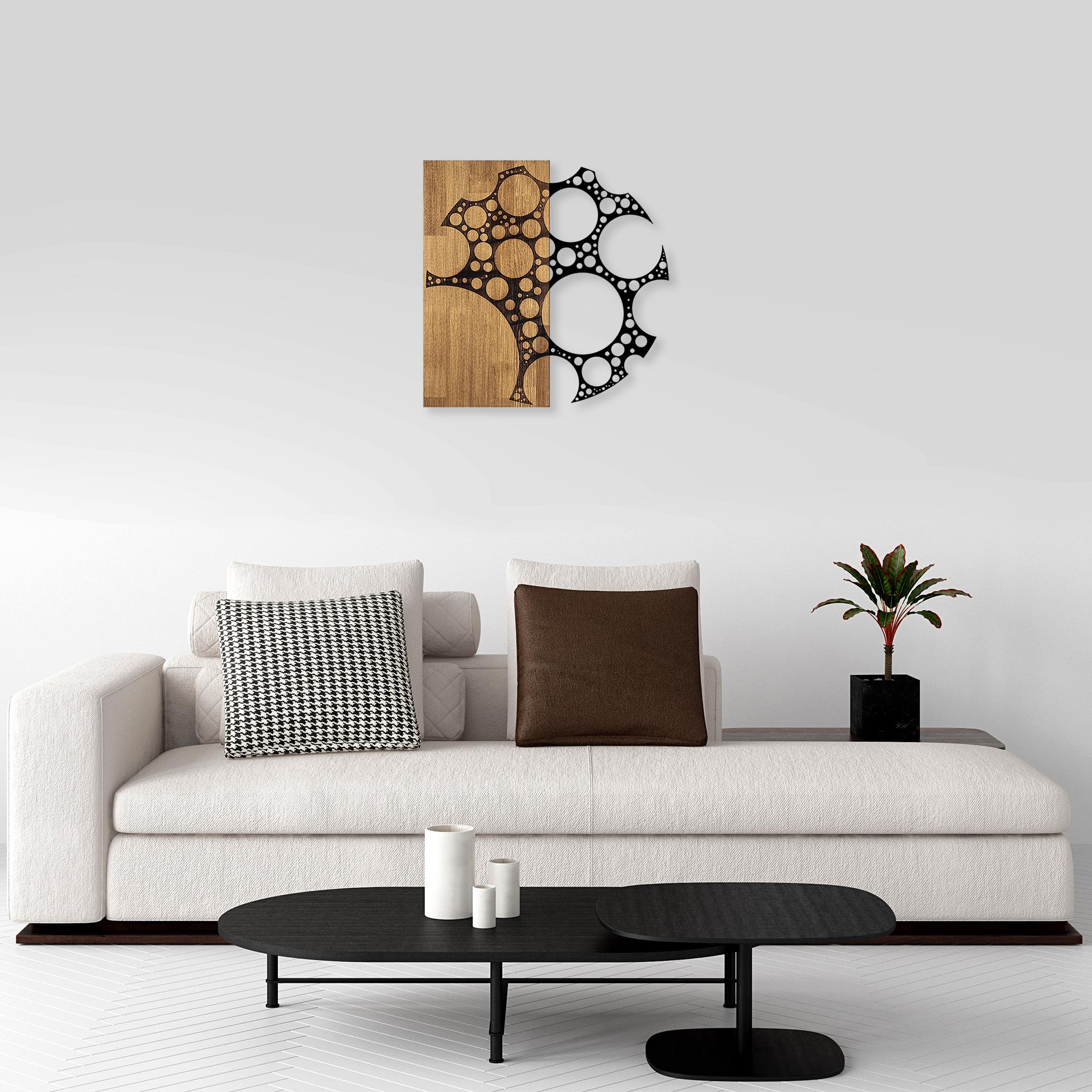 MA-284 Ahşap Metal Duvar Tablosu | ByLamp