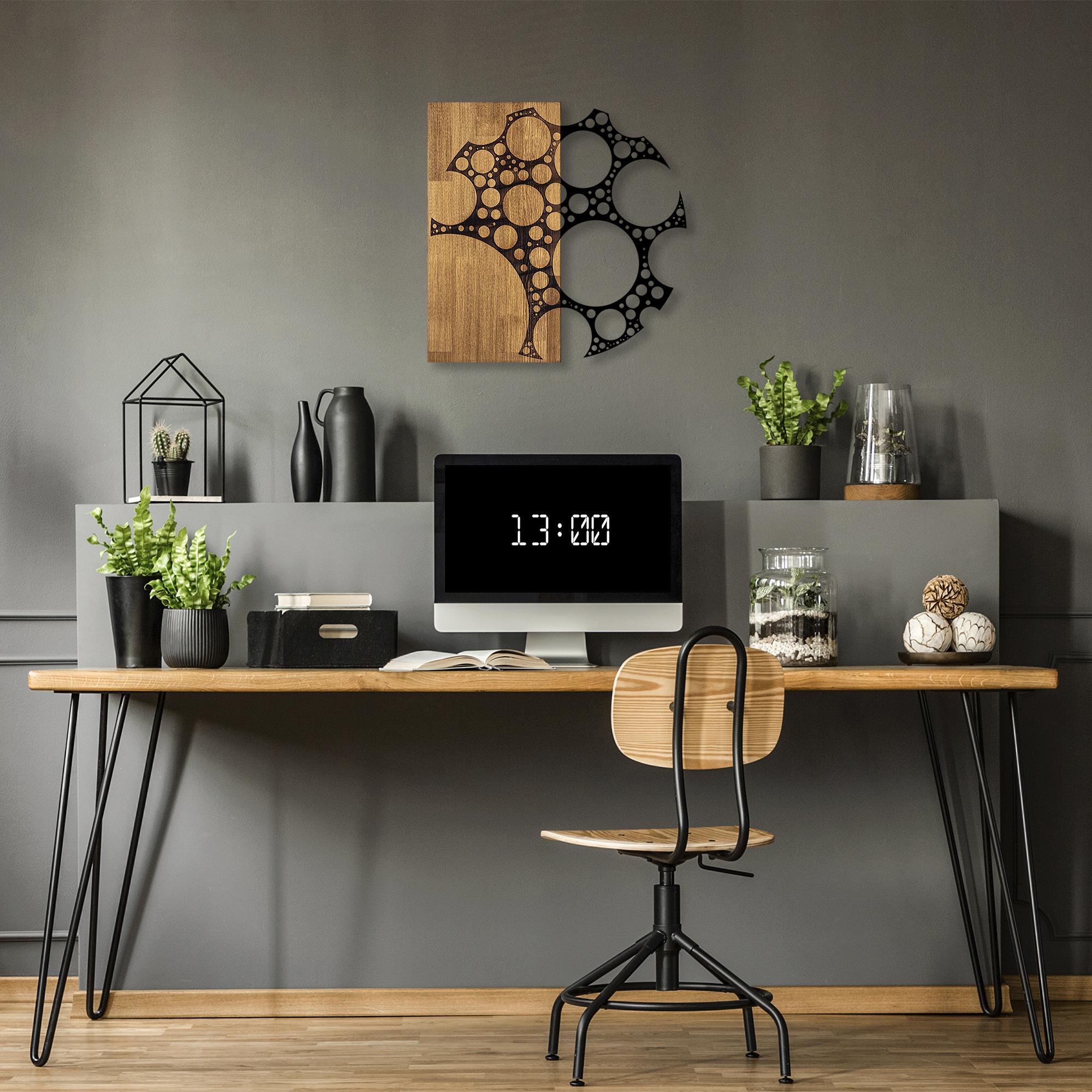 MA-284 Ahşap Metal Duvar Tablosu | ByLamp