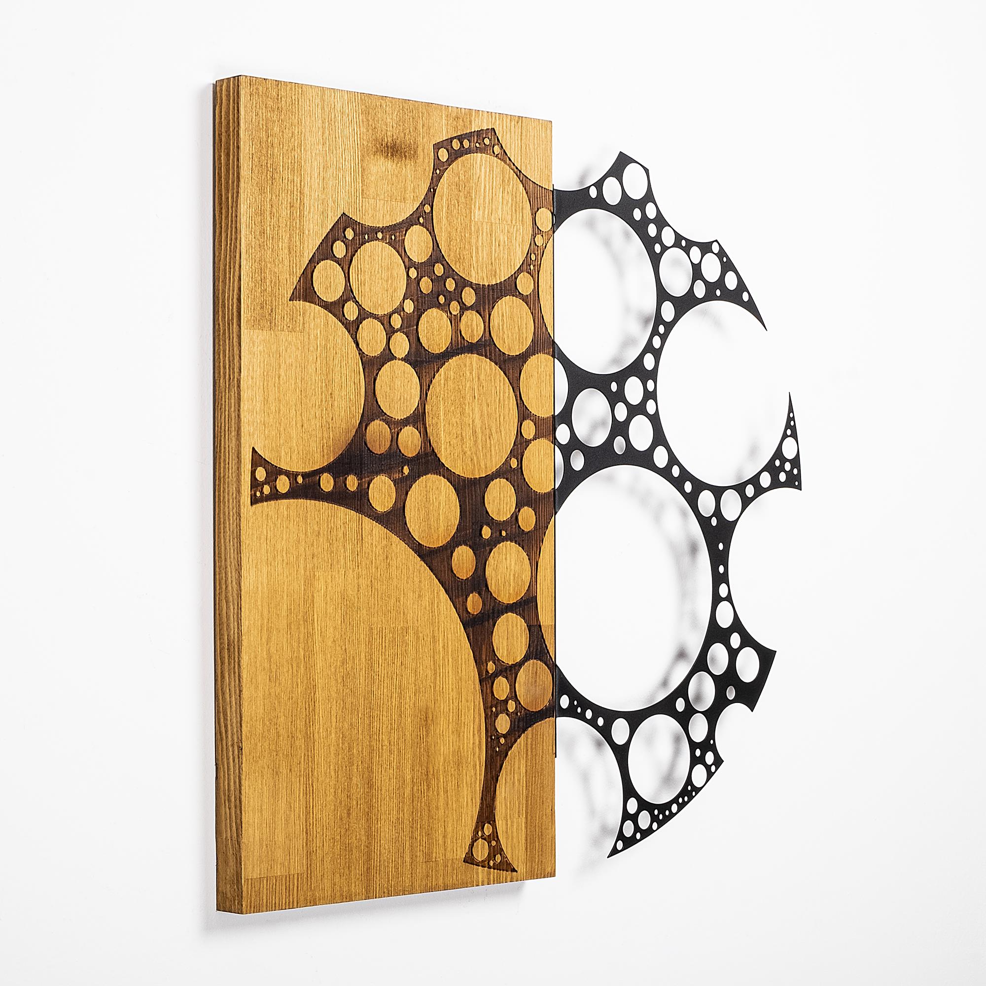 MA-284 Ahşap Metal Duvar Tablosu | ByLamp