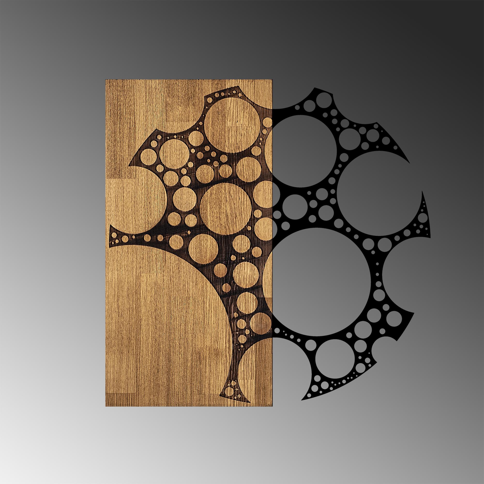 MA-284 Ahşap Metal Duvar Tablosu | ByLamp