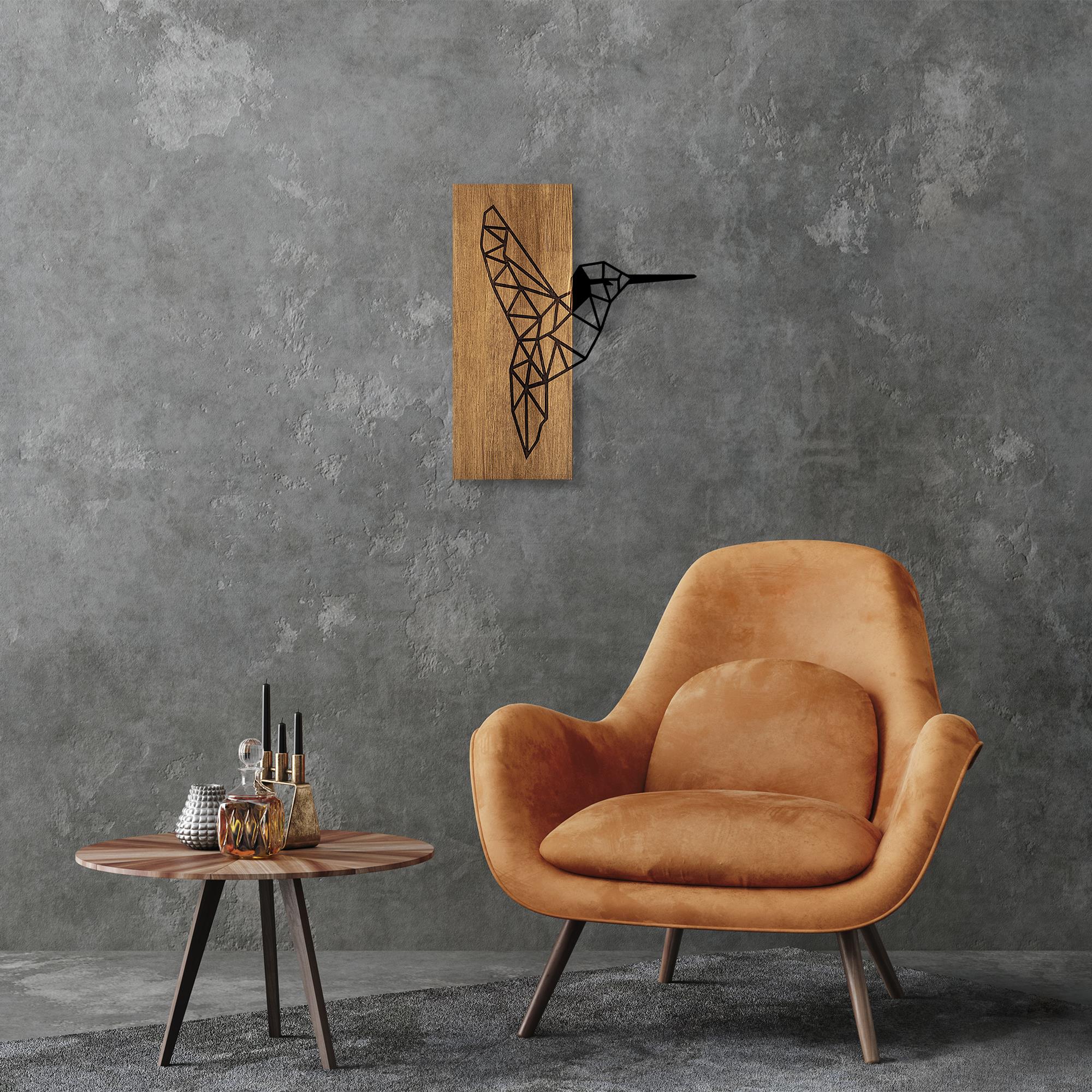 MA-286 Ahşap Metal Duvar Tablosu | ByLamp