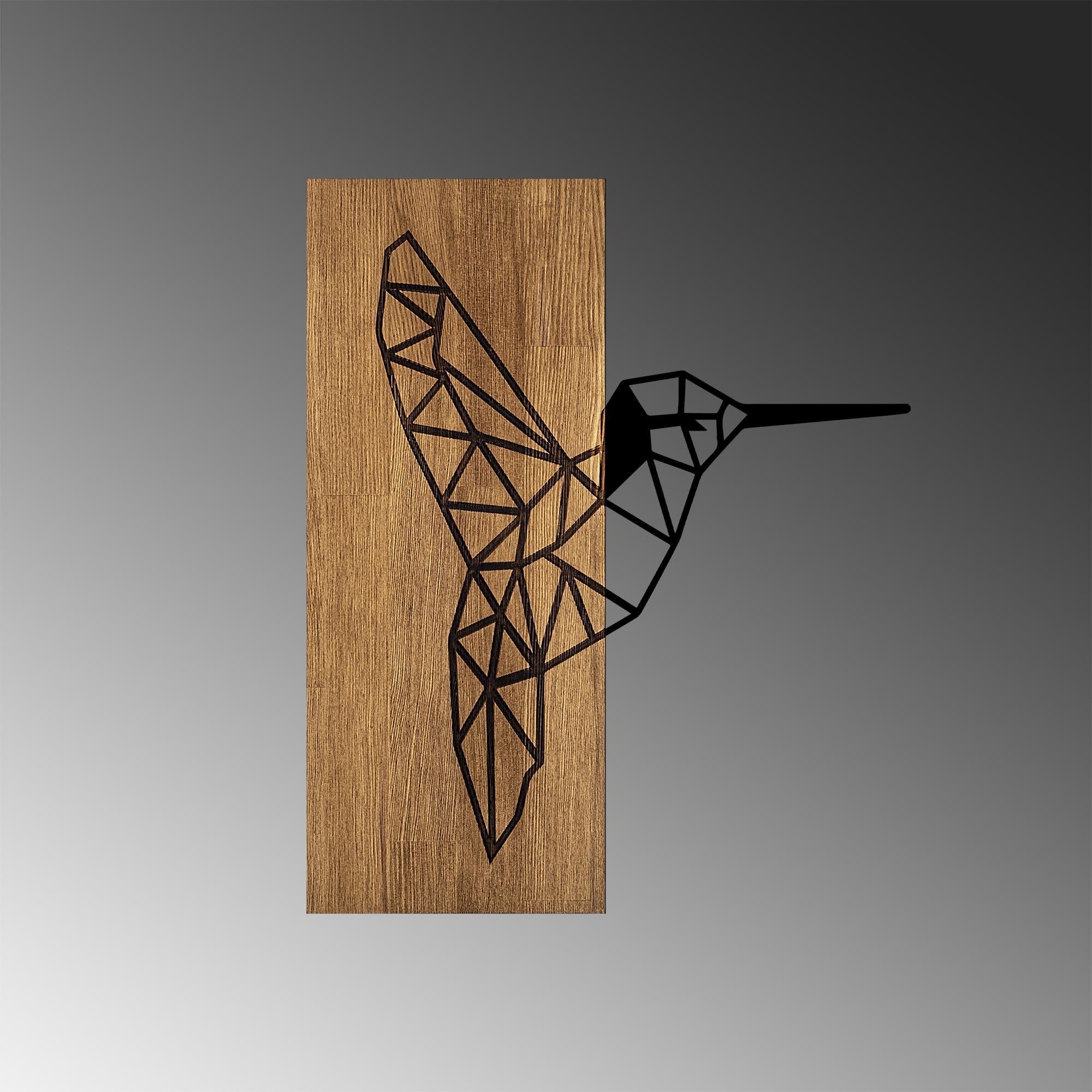 MA-286 Ahşap Metal Duvar Tablosu | ByLamp