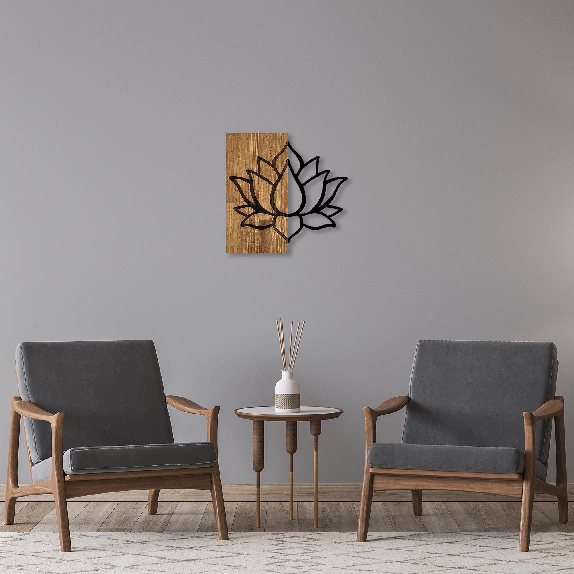 MA-288 Ahşap Metal Duvar Tablosu | ByLamp